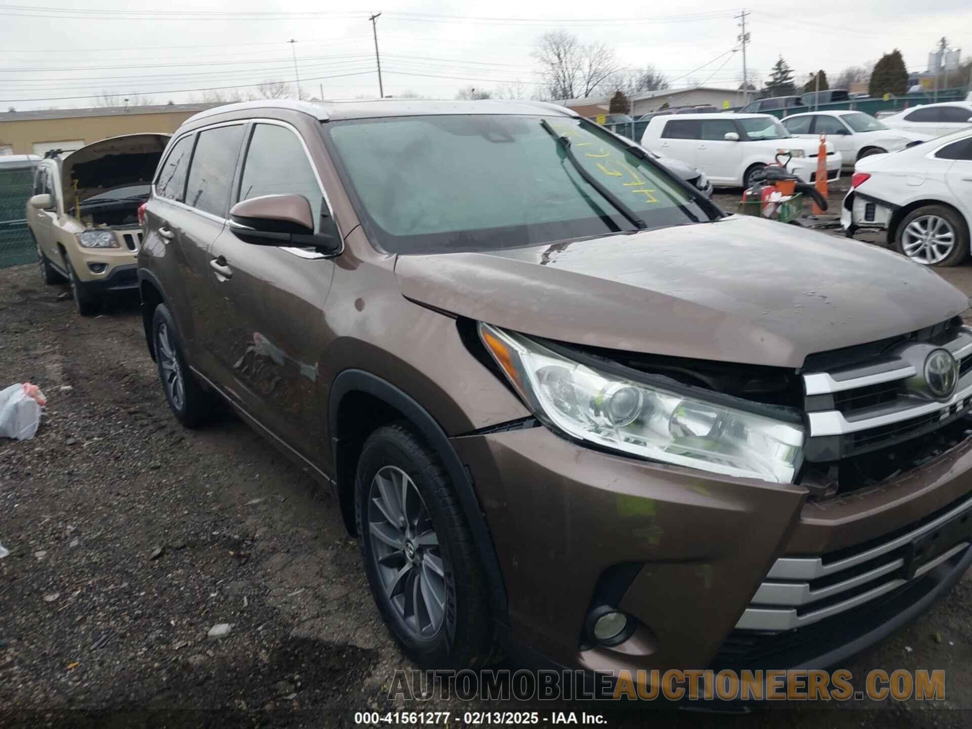 5TDJZRFH8HS445235 TOYOTA HIGHLANDER 2017