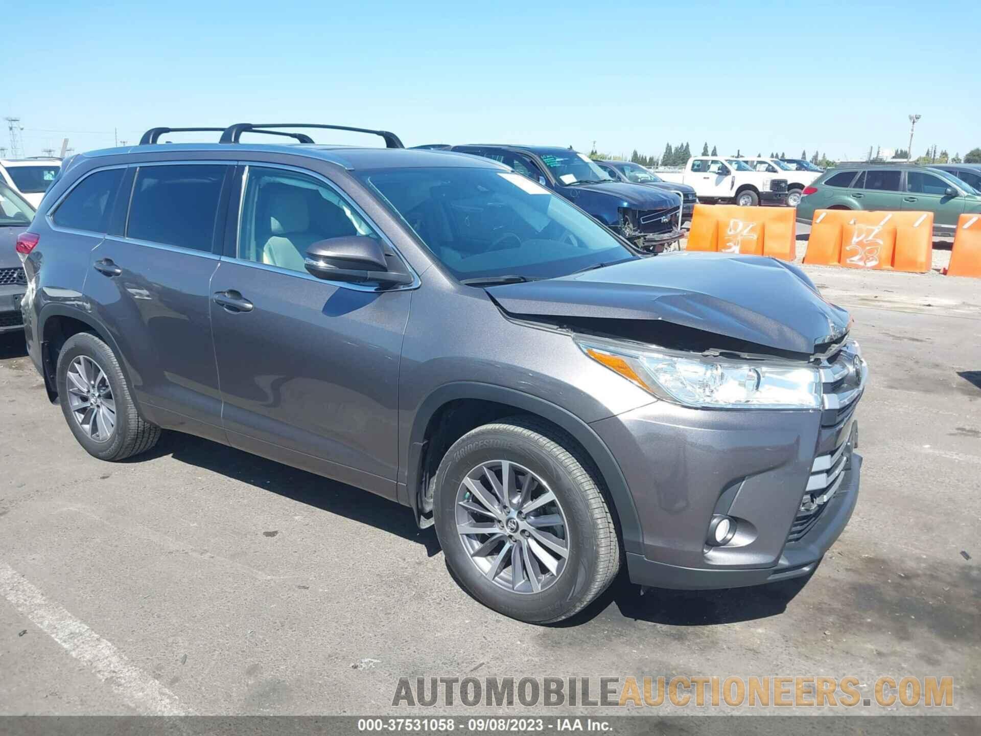 5TDJZRFH8HS461306 TOYOTA HIGHLANDER 2017