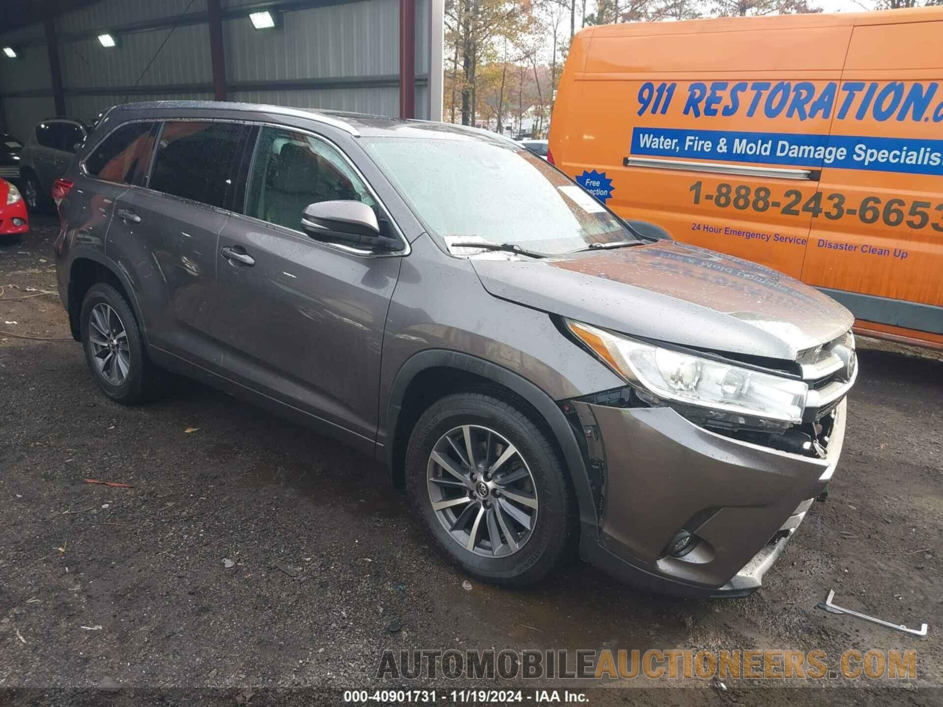 5TDJZRFH8HS511475 TOYOTA HIGHLANDER 2017