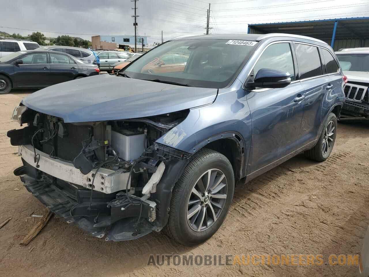 5TDJZRFH8JS486924 TOYOTA HIGHLANDER 2018