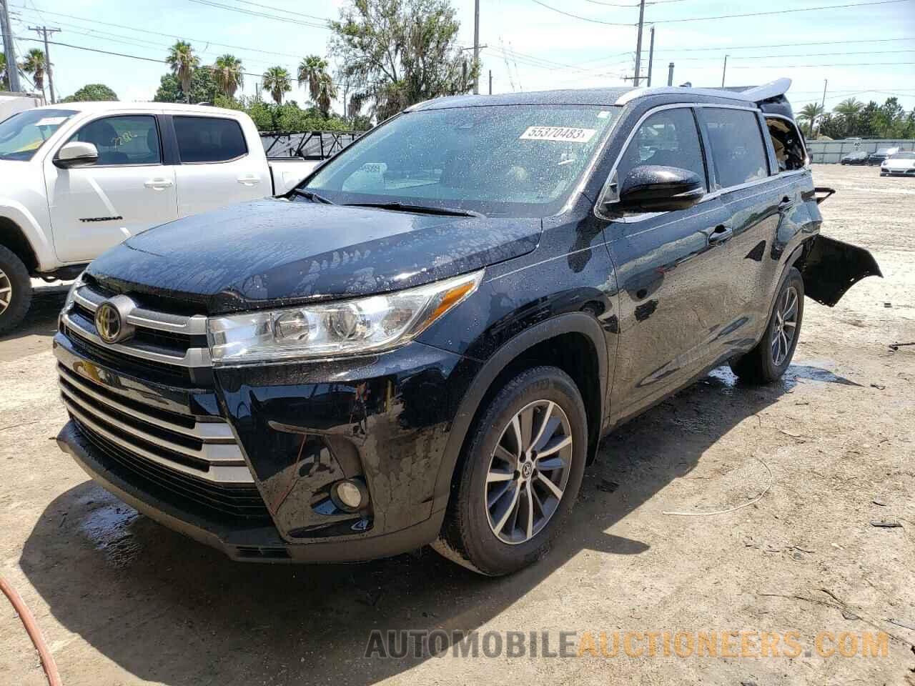 5TDJZRFH8JS541484 TOYOTA HIGHLANDER 2018