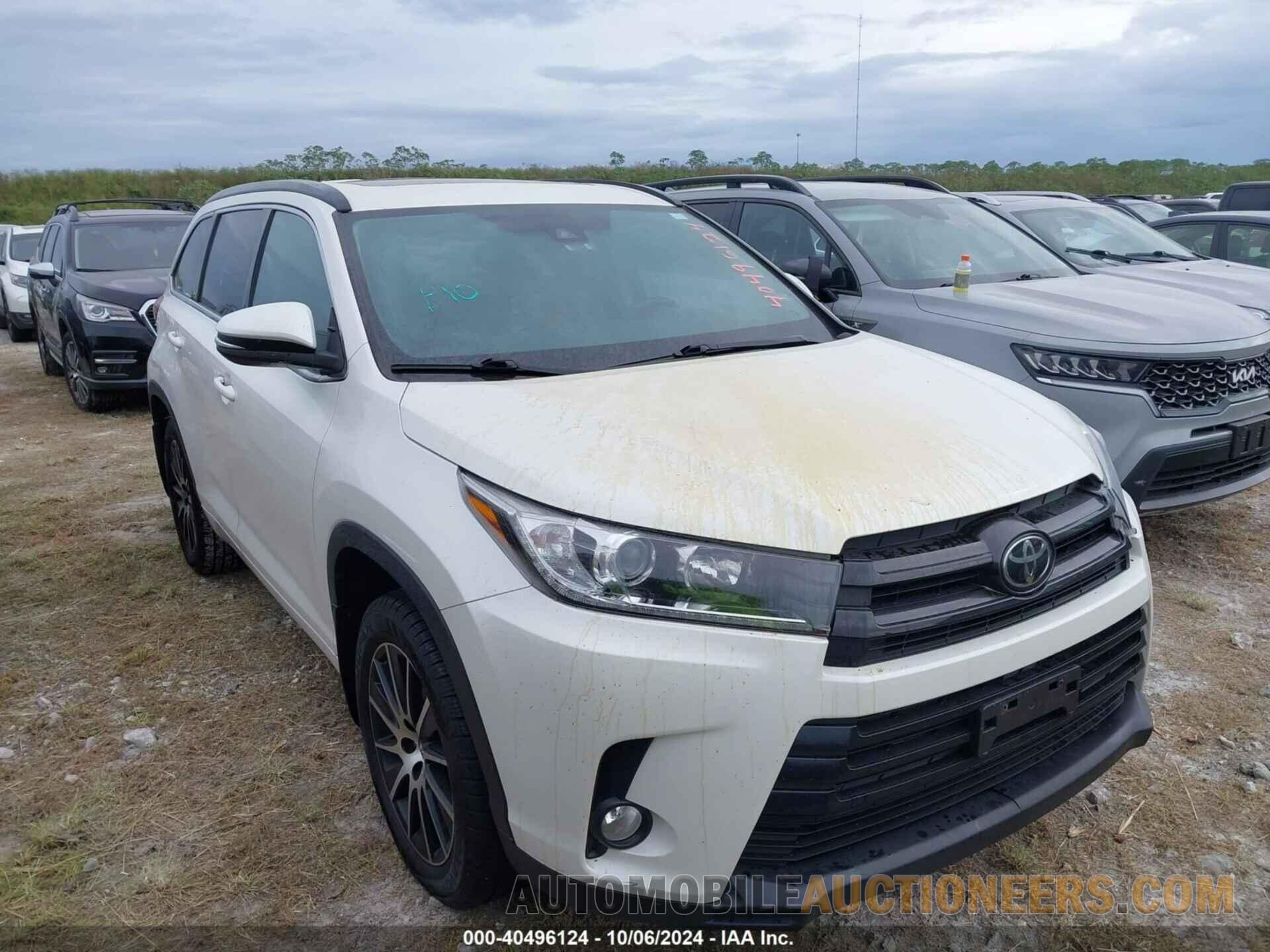 5TDJZRFH8JS554901 TOYOTA HIGHLANDER 2018