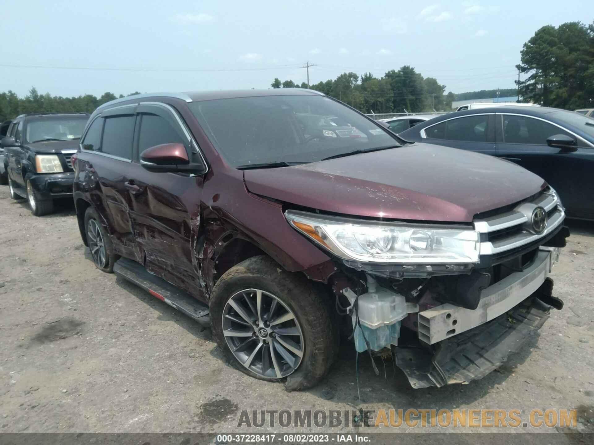 5TDJZRFH8JS842014 TOYOTA HIGHLANDER 2018