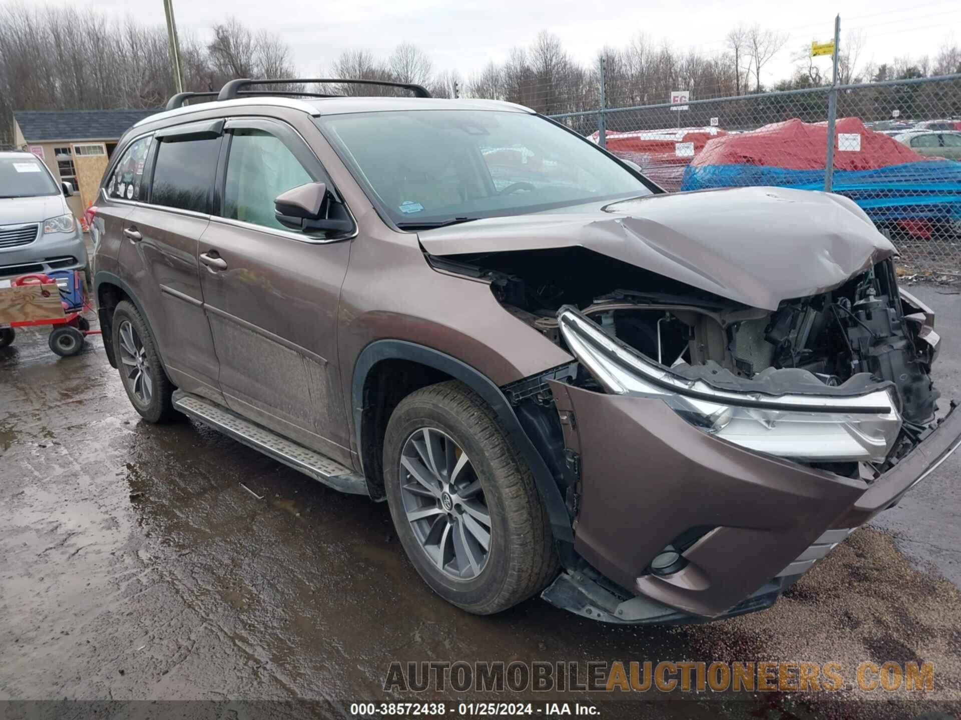 5TDJZRFH8JS850503 TOYOTA HIGHLANDER 2018