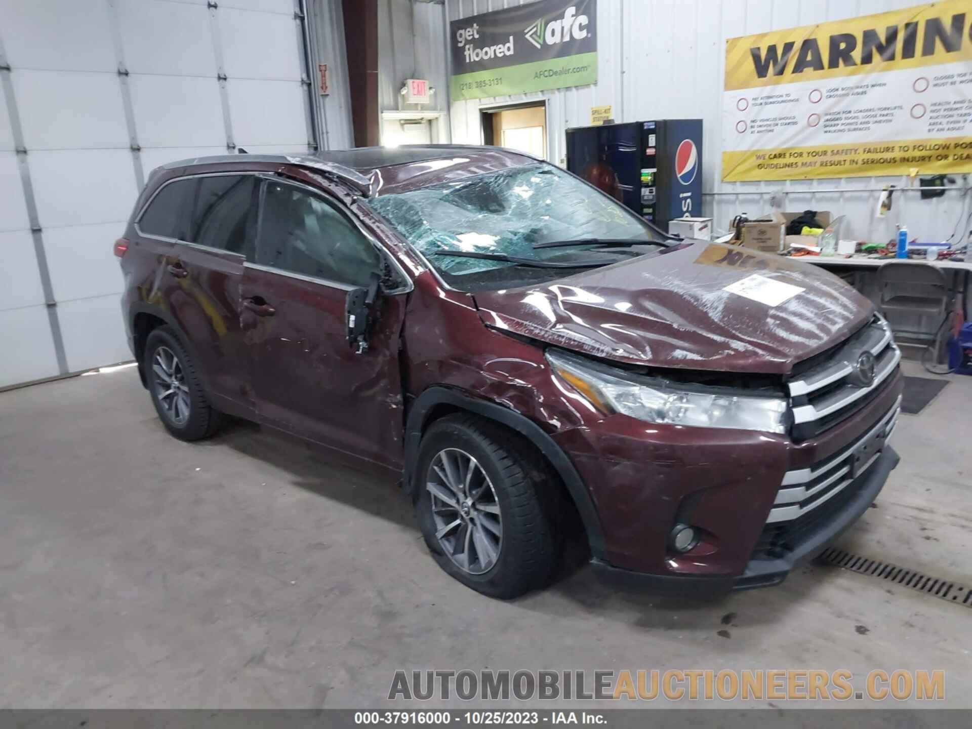 5TDJZRFH8JS893013 TOYOTA HIGHLANDER 2018