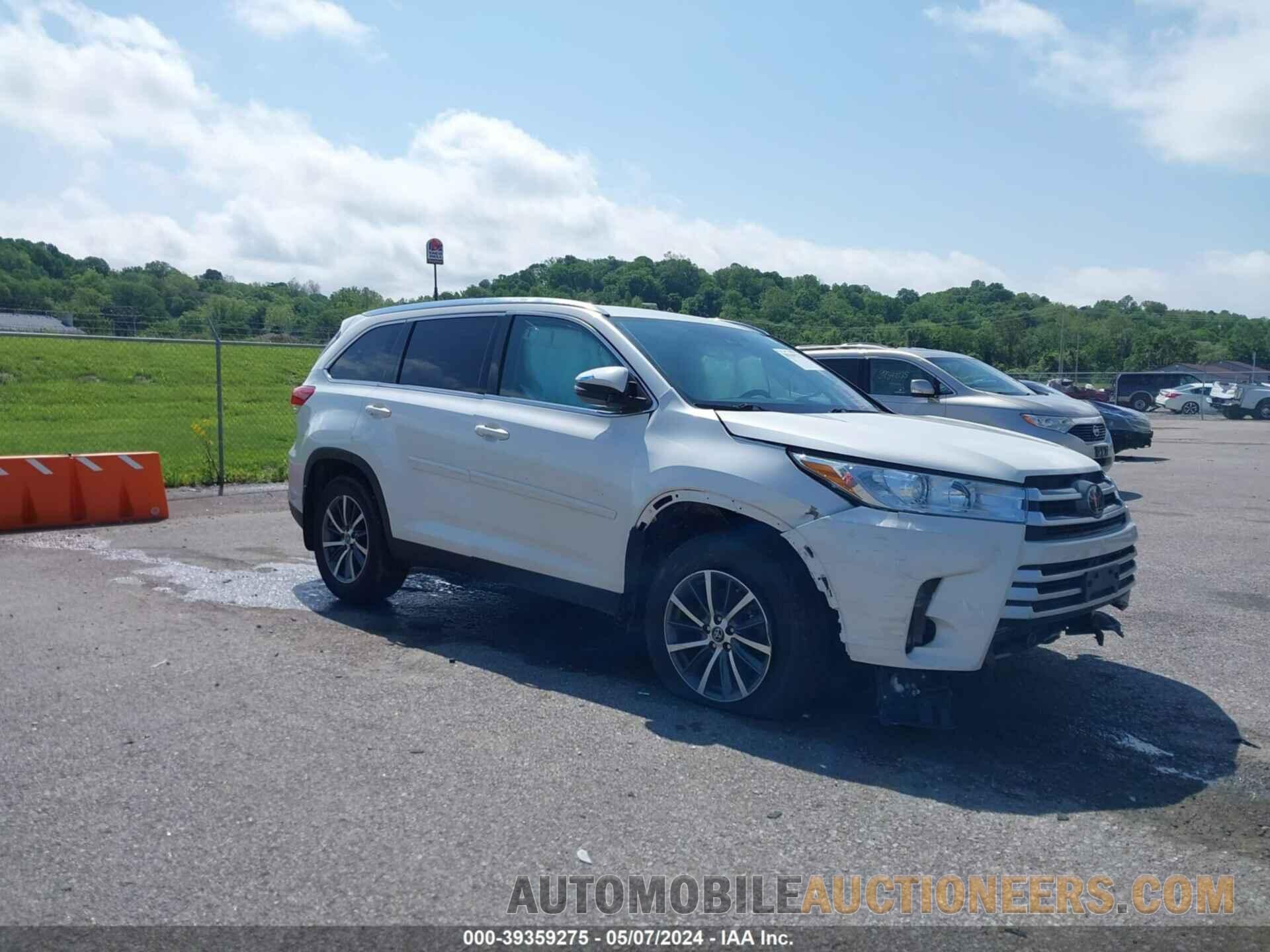 5TDJZRFH8KS566290 TOYOTA HIGHLANDER 2019