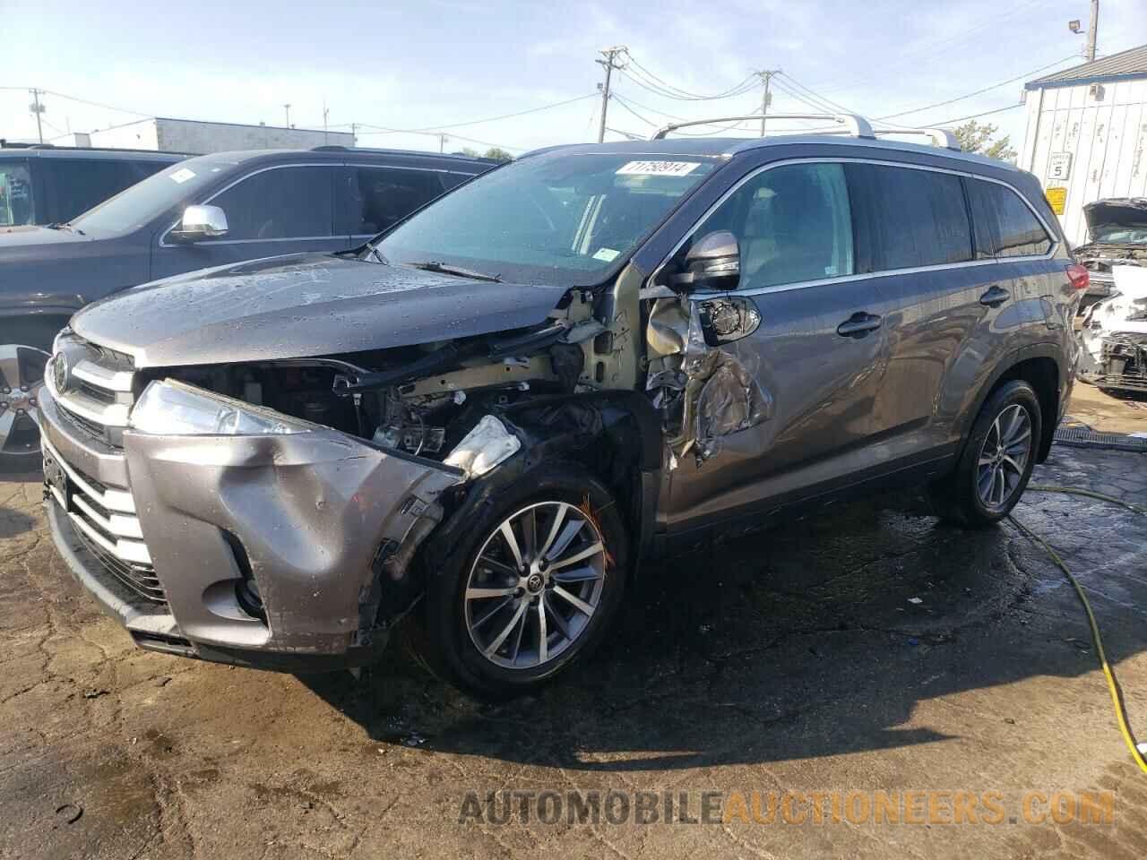 5TDJZRFH8KS593506 TOYOTA HIGHLANDER 2019