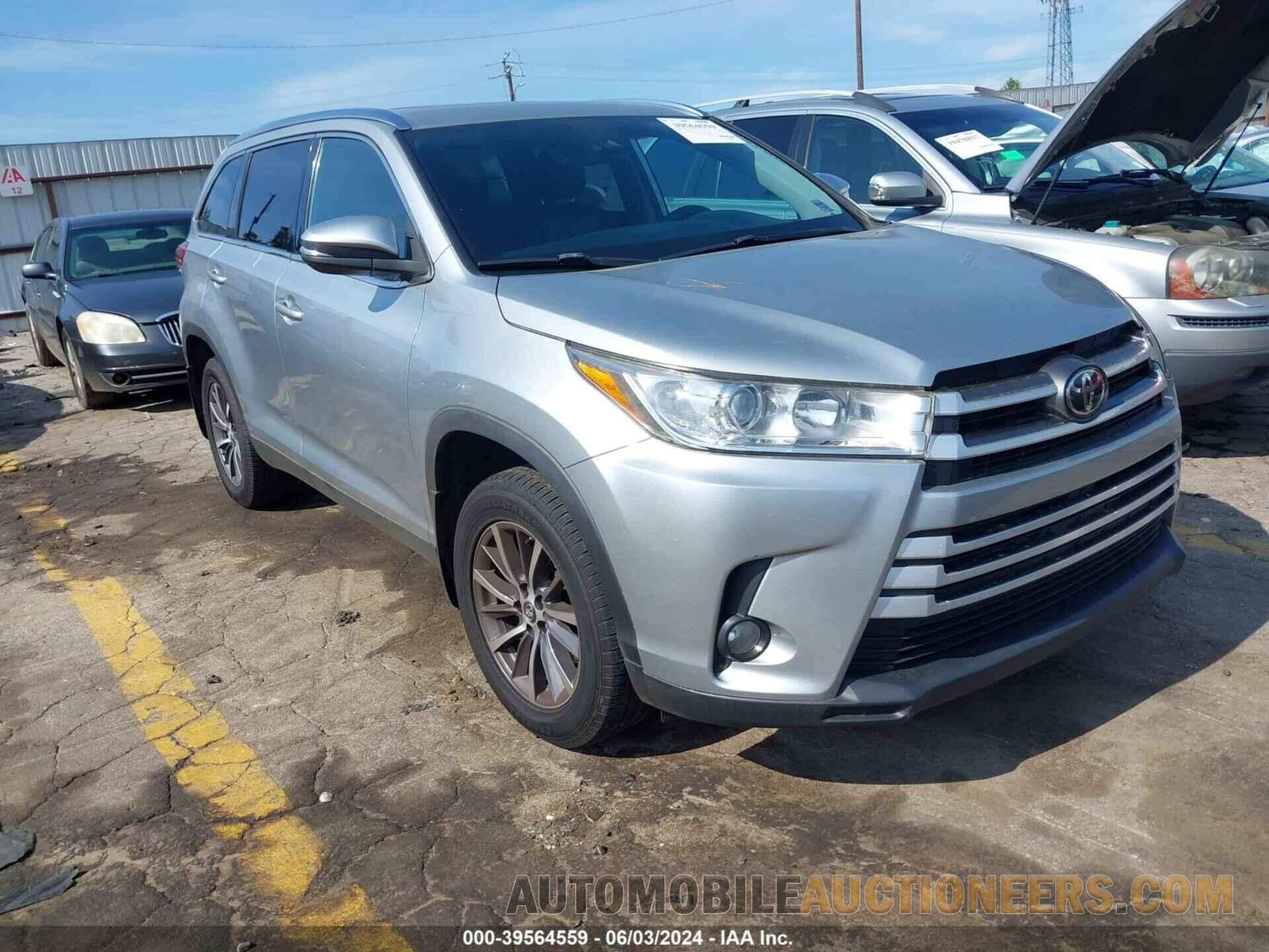 5TDJZRFH8KS604505 TOYOTA HIGHLANDER 2019