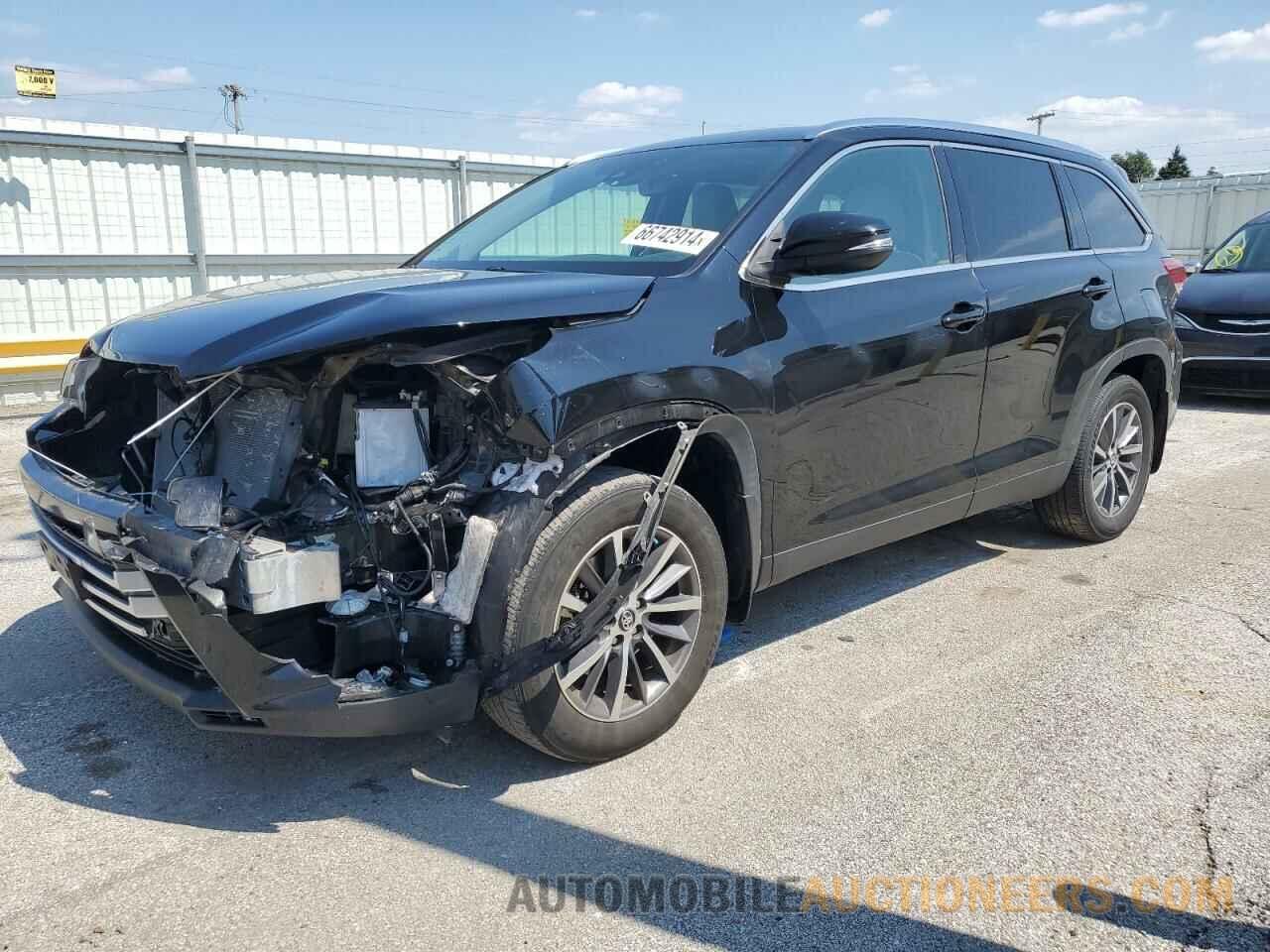 5TDJZRFH8KS605959 TOYOTA HIGHLANDER 2019