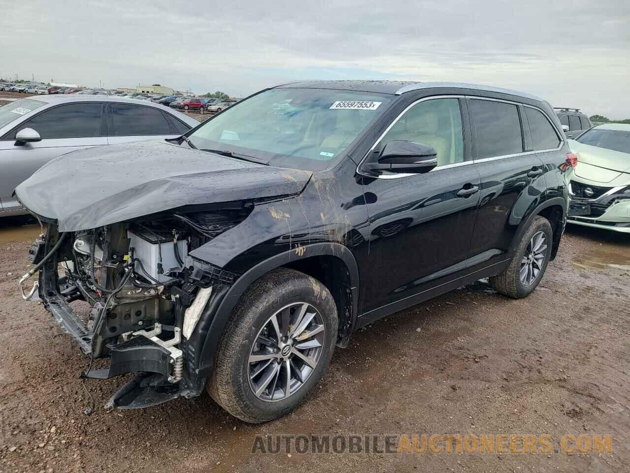 5TDJZRFH8KS931177 TOYOTA HIGHLANDER 2019