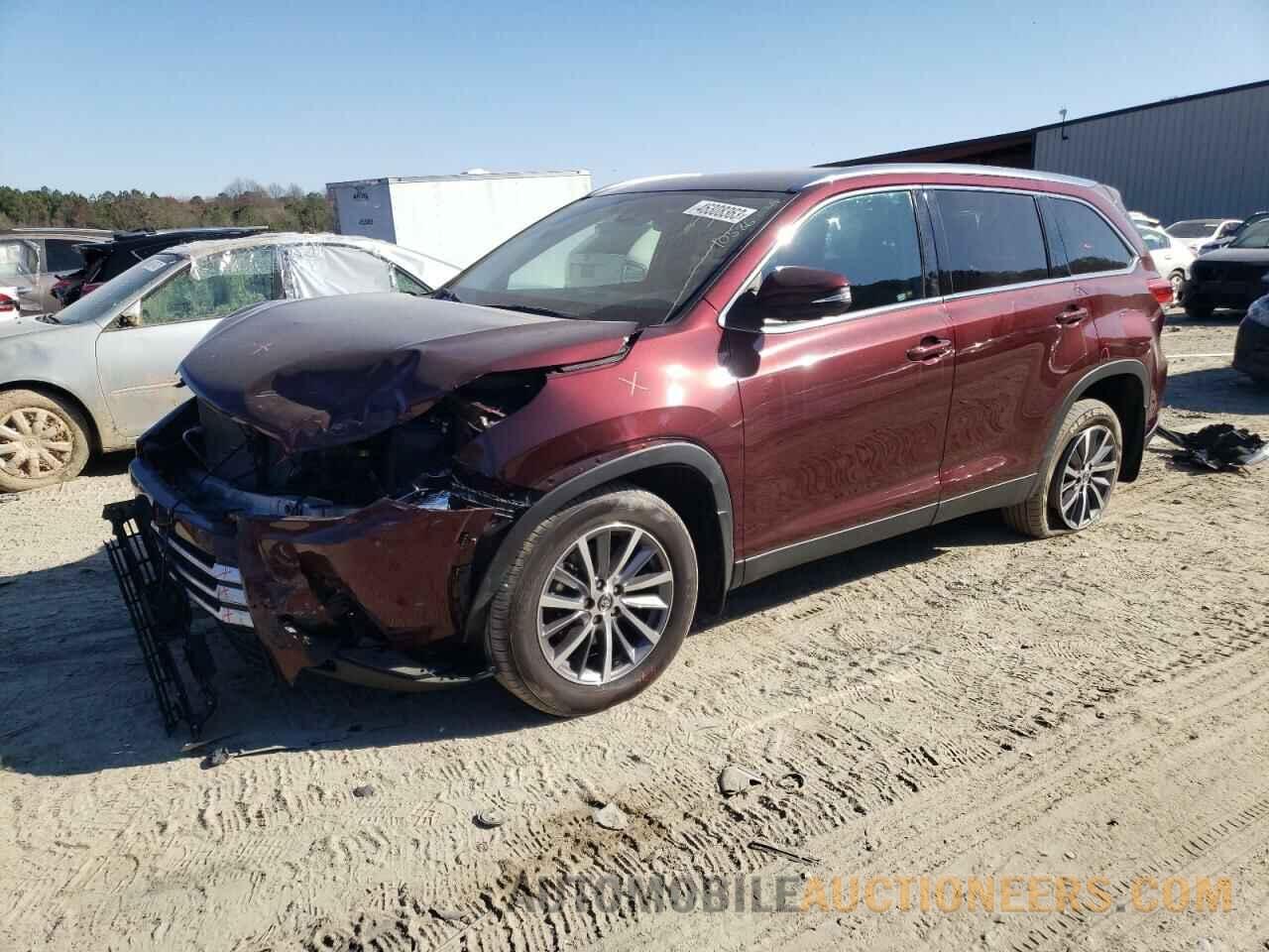 5TDJZRFH8KS933964 TOYOTA HIGHLANDER 2019