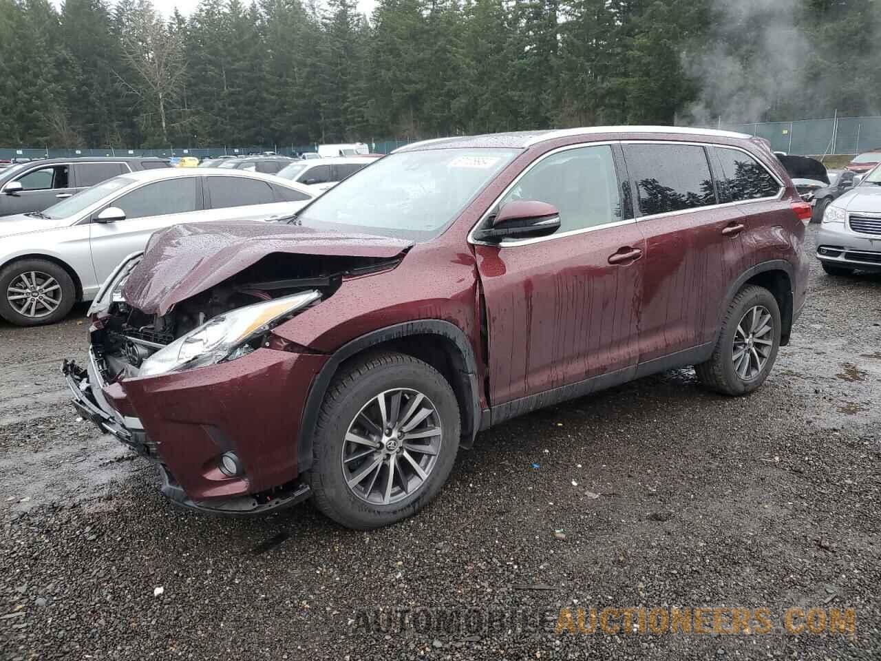 5TDJZRFH8KS935763 TOYOTA HIGHLANDER 2019