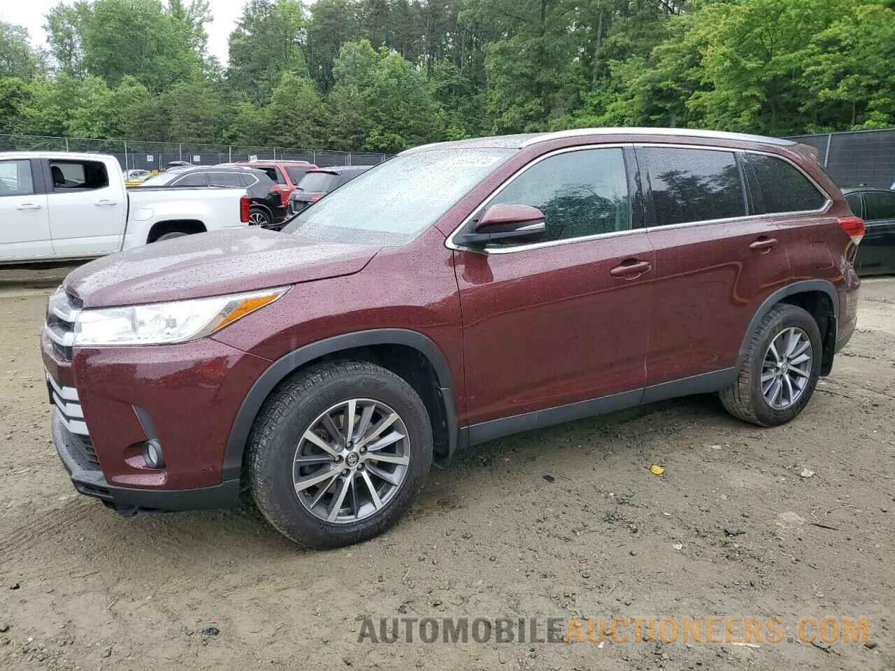 5TDJZRFH8KS938985 TOYOTA HIGHLANDER 2019