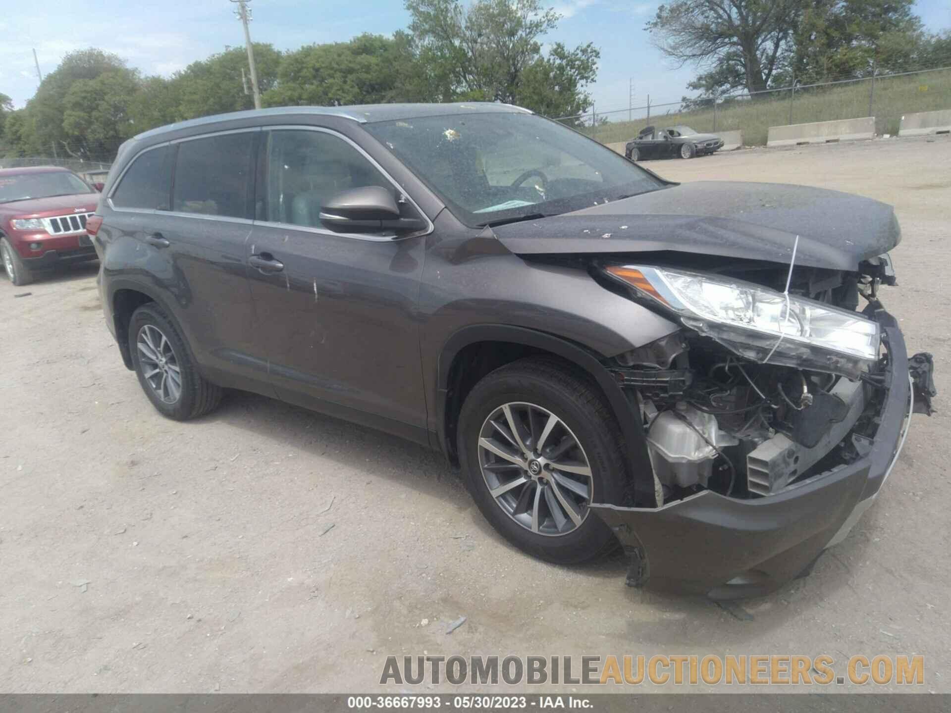 5TDJZRFH8KS940171 TOYOTA HIGHLANDER 2019