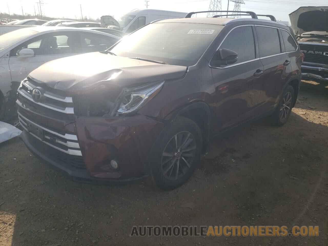 5TDJZRFH8KS983747 TOYOTA HIGHLANDER 2019