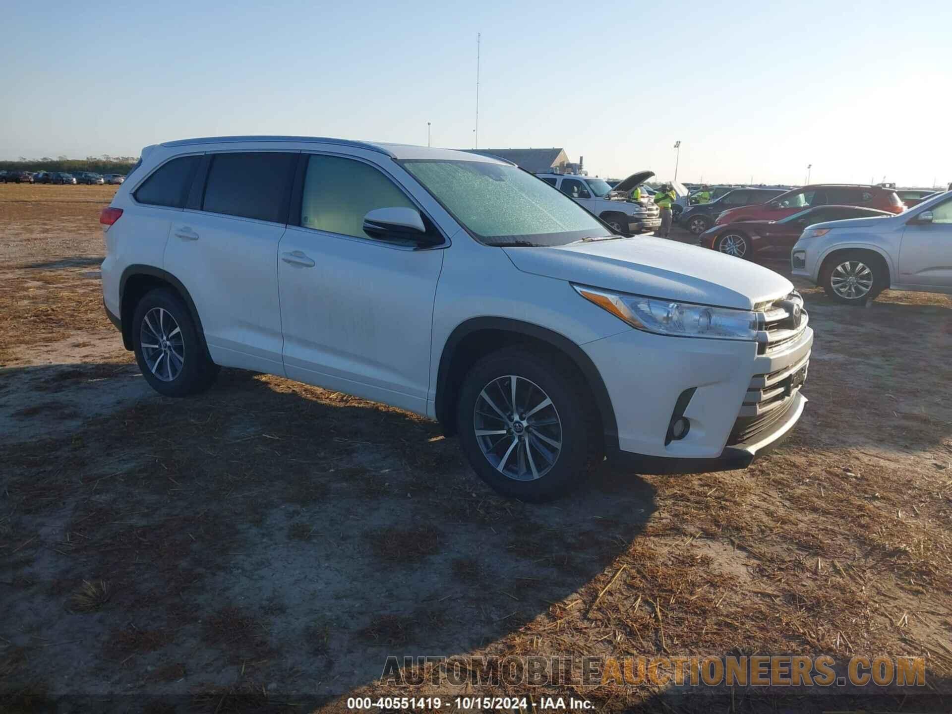 5TDJZRFH9HS367838 TOYOTA HIGHLANDER 2017