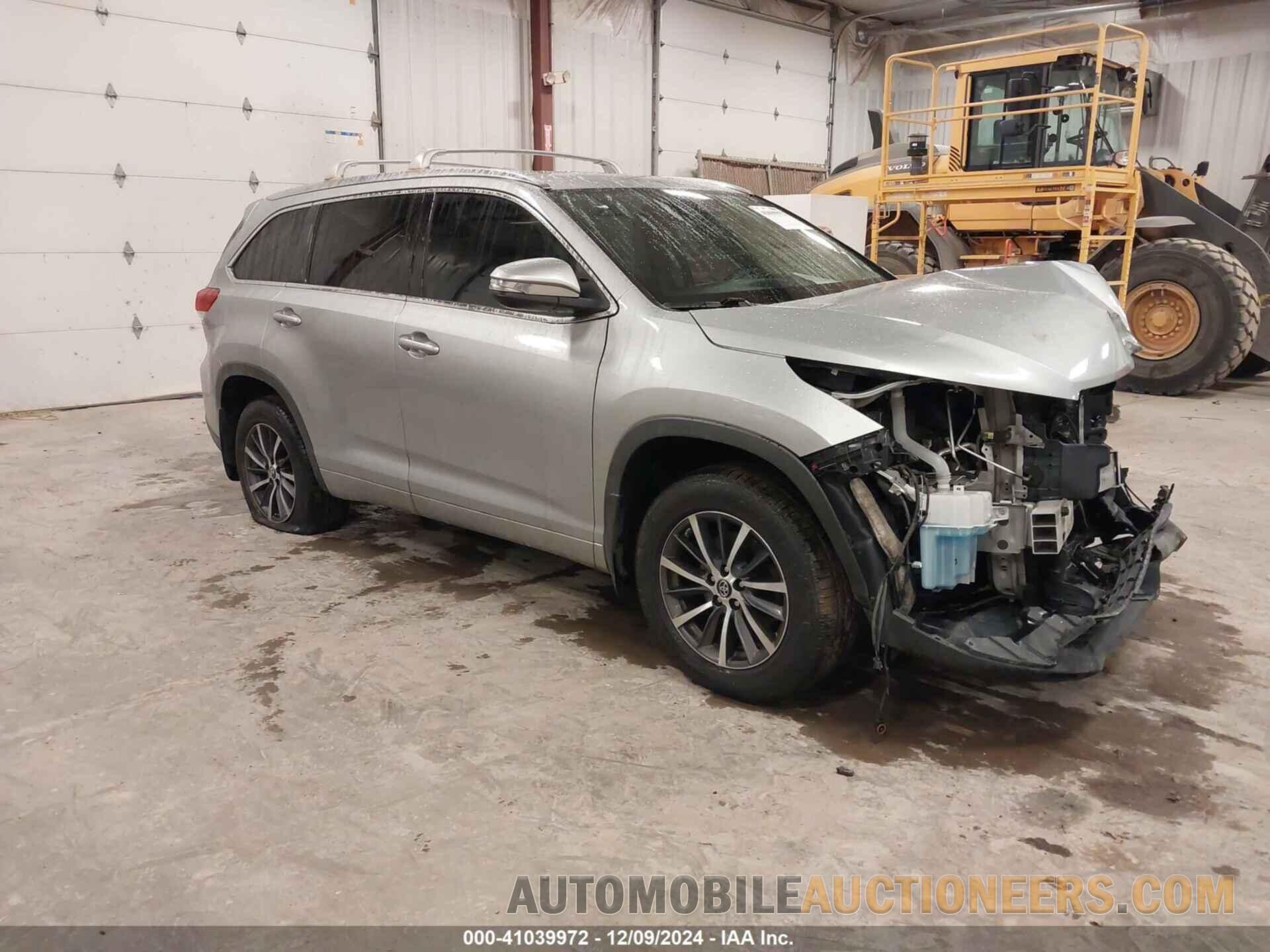 5TDJZRFH9HS374210 TOYOTA HIGHLANDER 2017