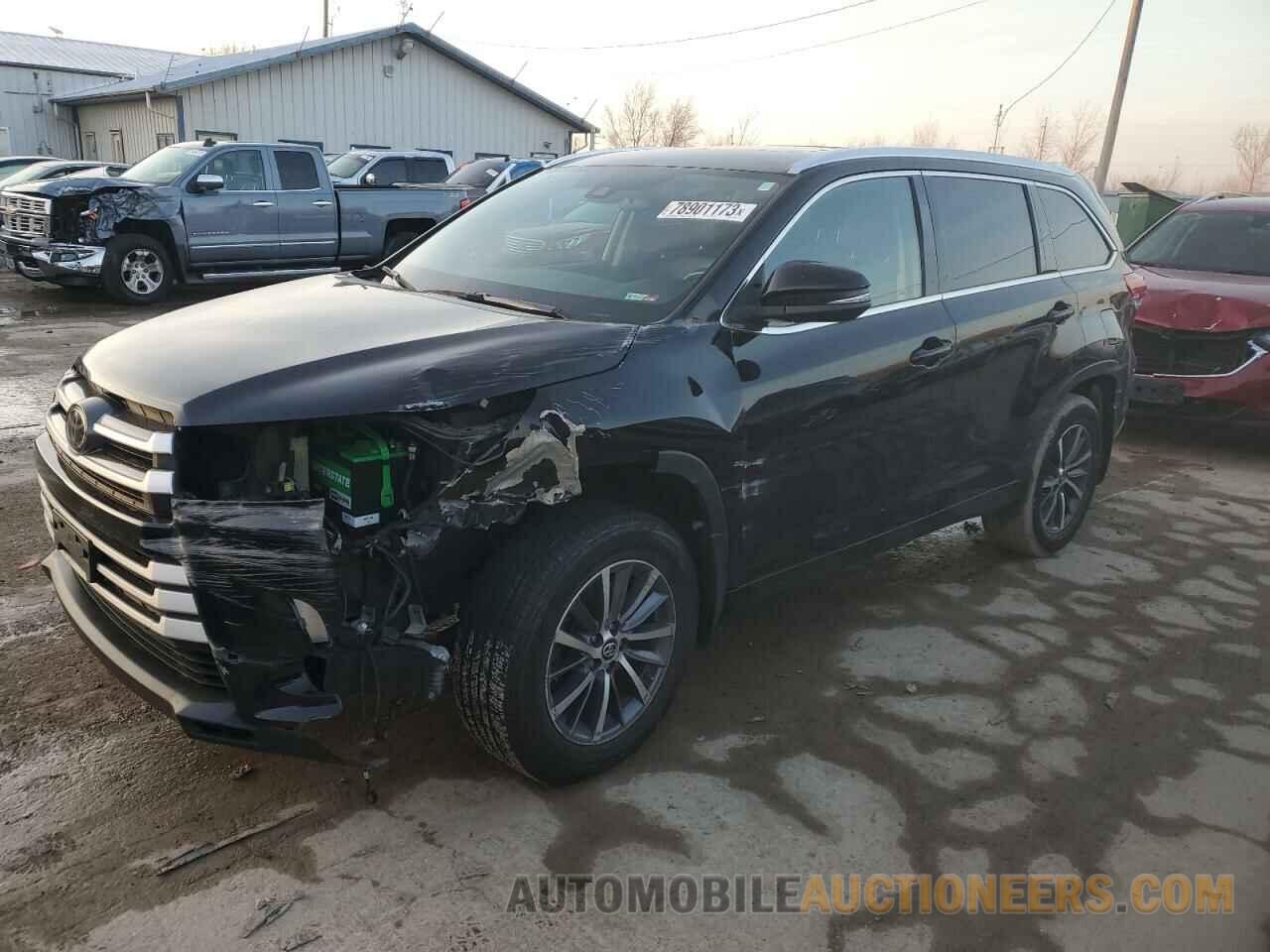 5TDJZRFH9HS378693 TOYOTA HIGHLANDER 2017