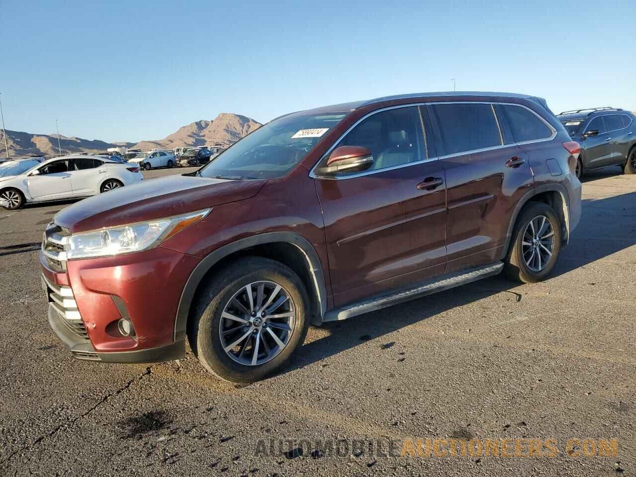 5TDJZRFH9HS392271 TOYOTA HIGHLANDER 2017