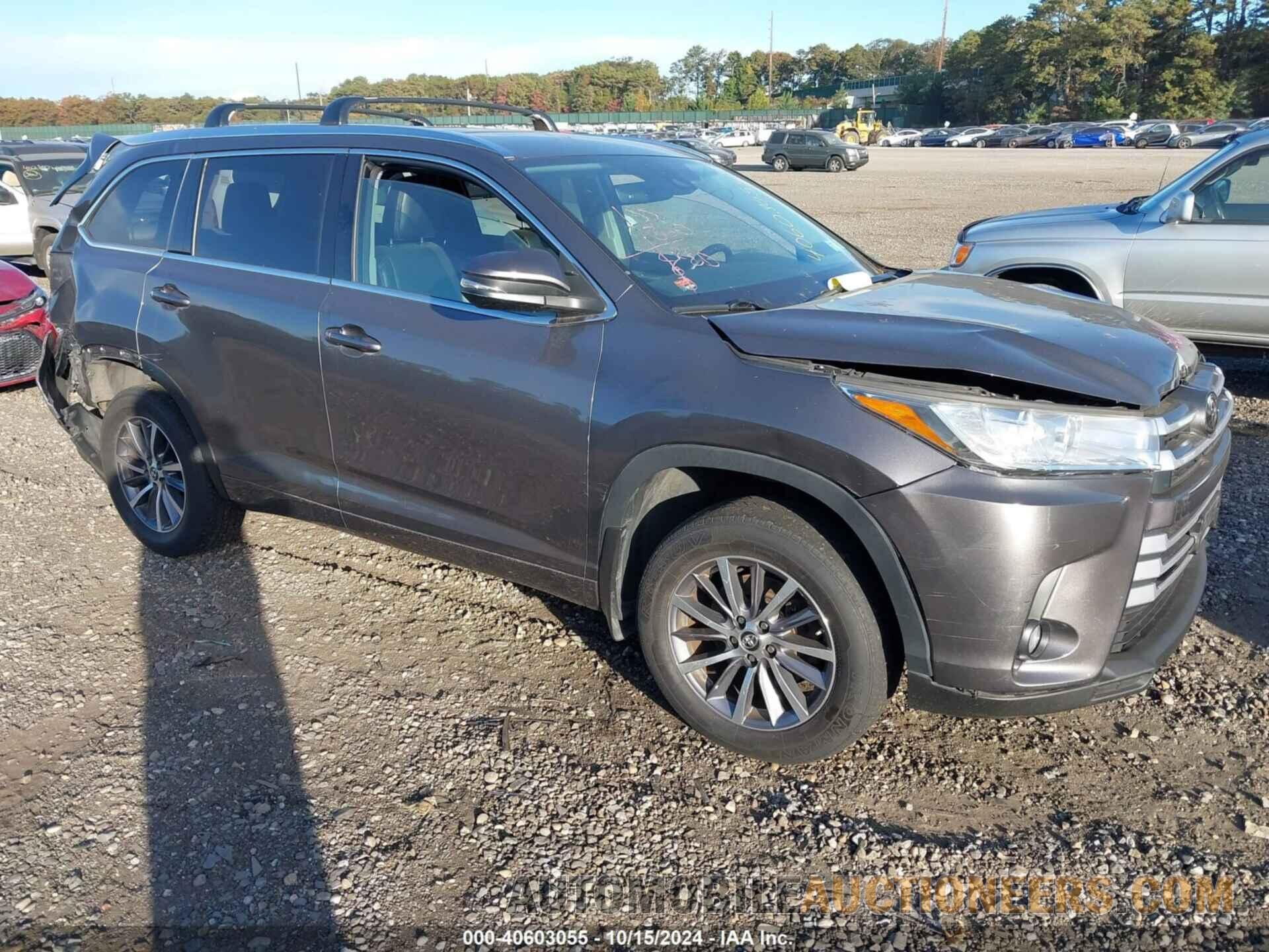 5TDJZRFH9HS401258 TOYOTA HIGHLANDER 2017