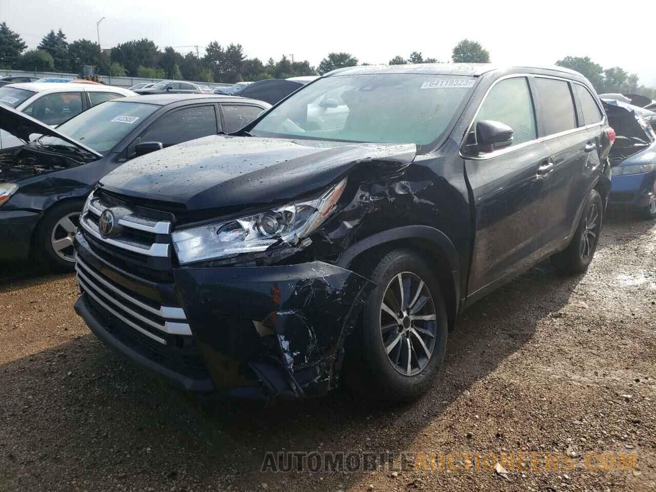 5TDJZRFH9HS407710 TOYOTA HIGHLANDER 2017