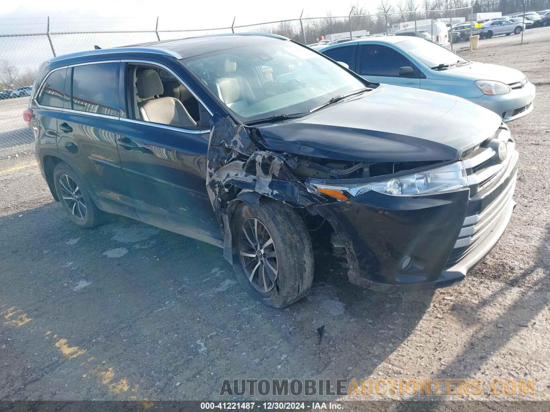 5TDJZRFH9HS411997 TOYOTA HIGHLANDER 2017