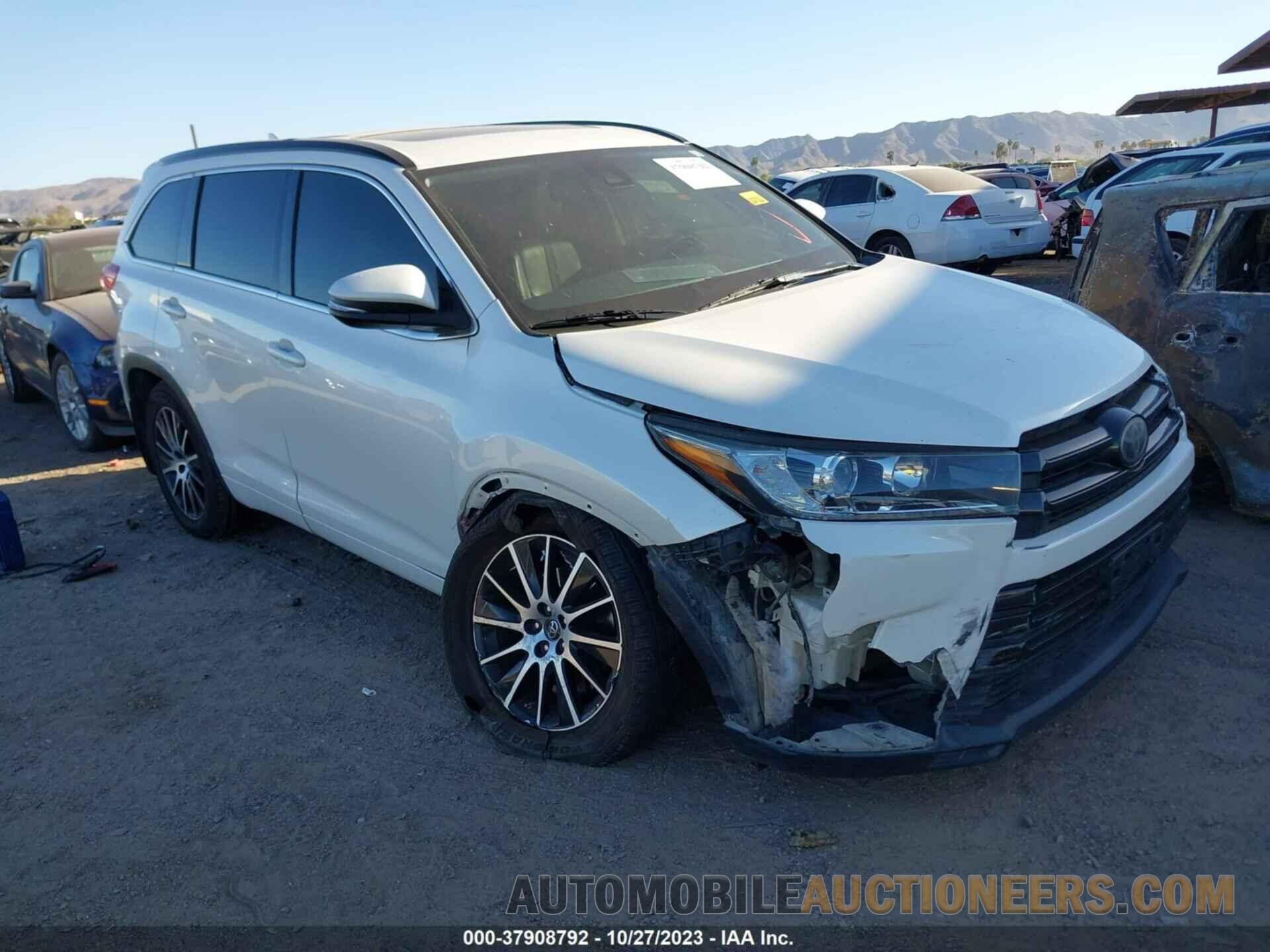 5TDJZRFH9HS412373 TOYOTA HIGHLANDER 2017