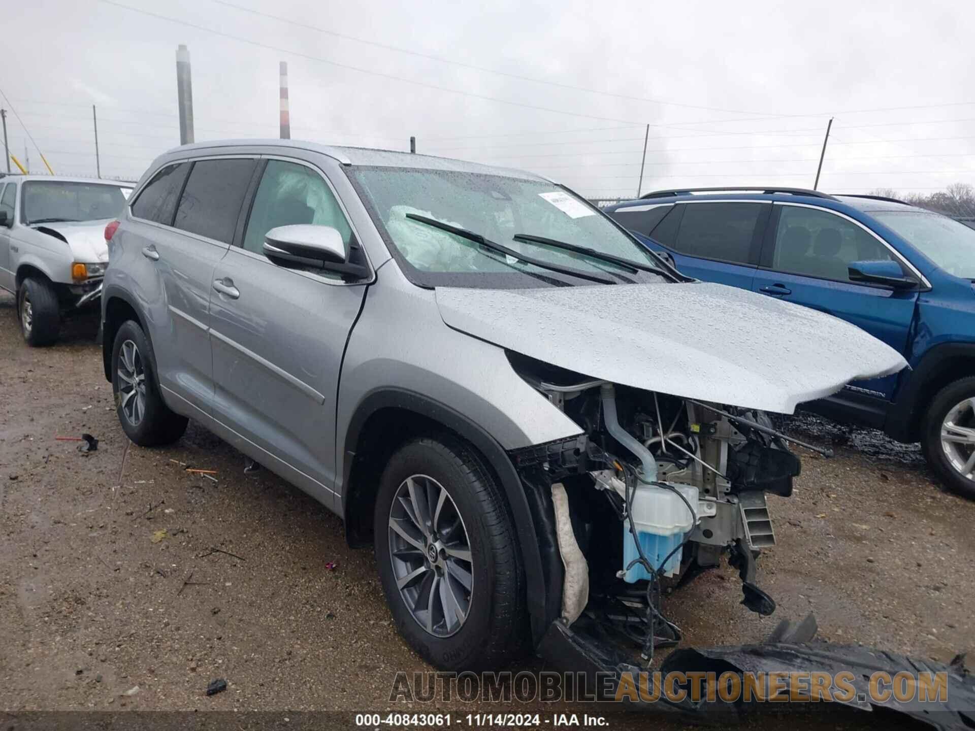 5TDJZRFH9HS420506 TOYOTA HIGHLANDER 2017