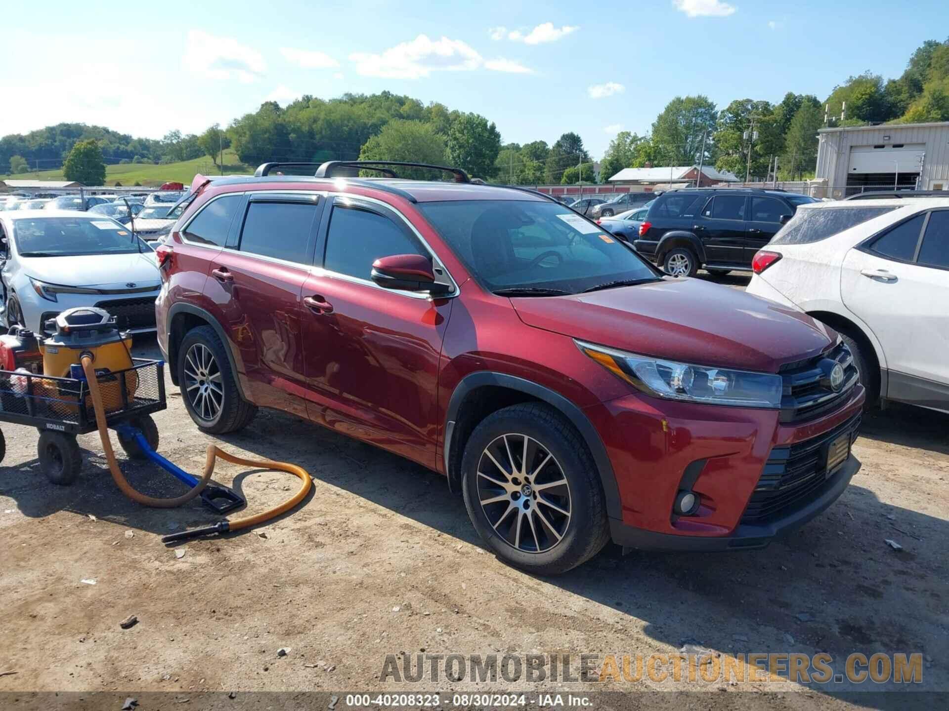 5TDJZRFH9HS432798 TOYOTA HIGHLANDER 2017