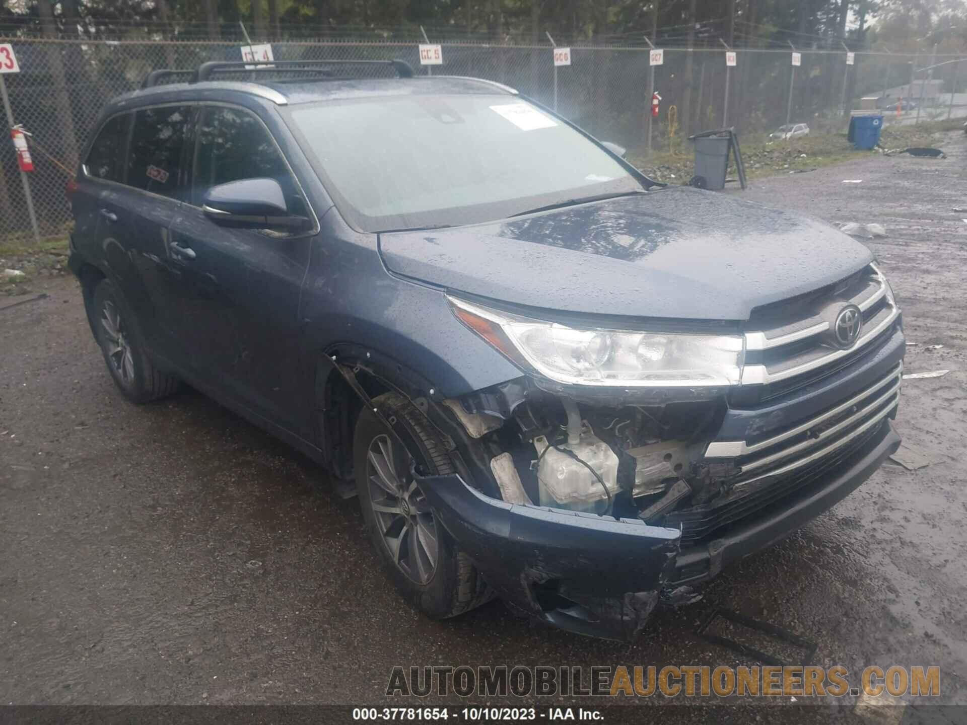 5TDJZRFH9HS441677 TOYOTA HIGHLANDER 2017