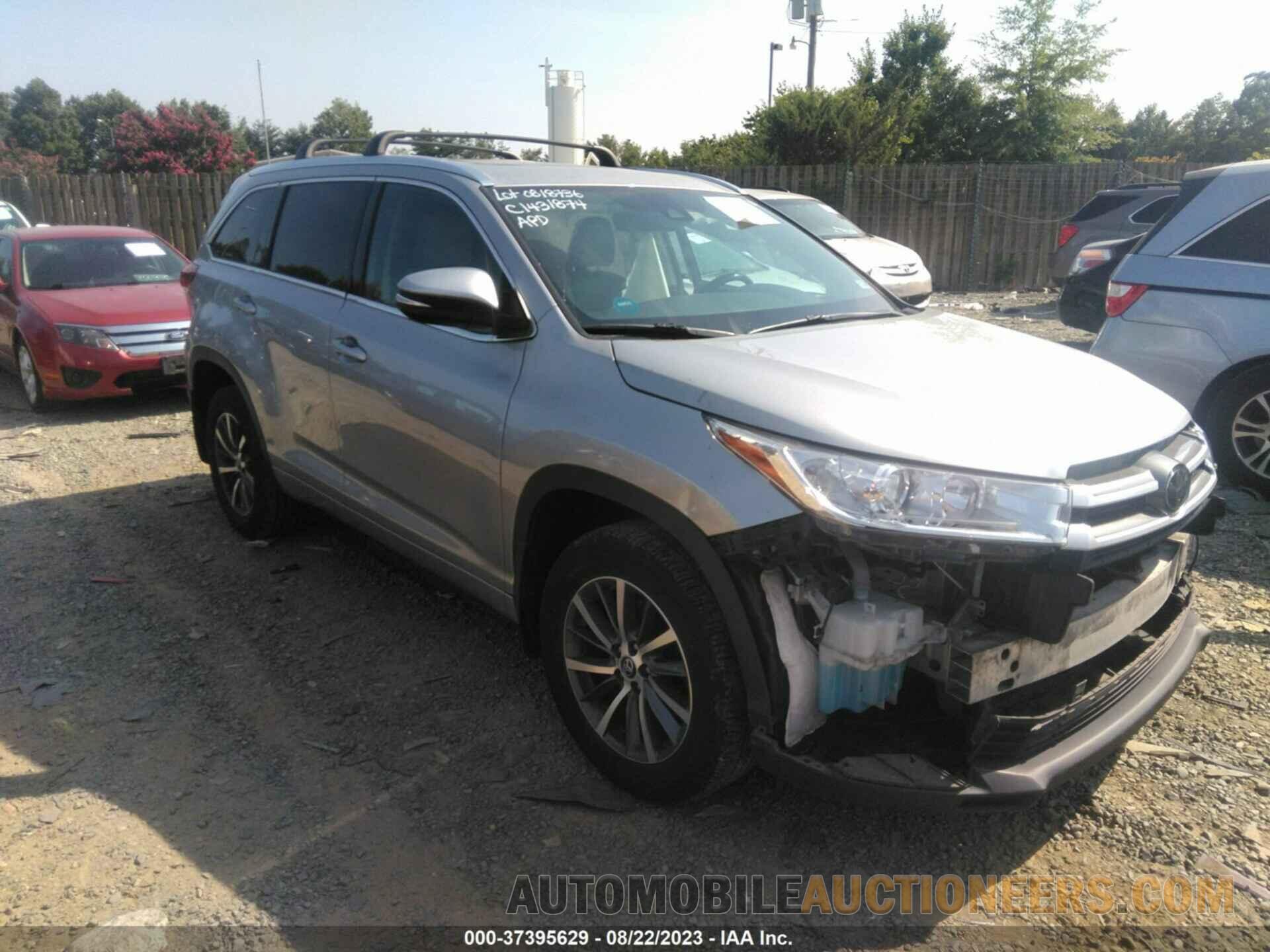 5TDJZRFH9HS449715 TOYOTA HIGHLANDER 2017