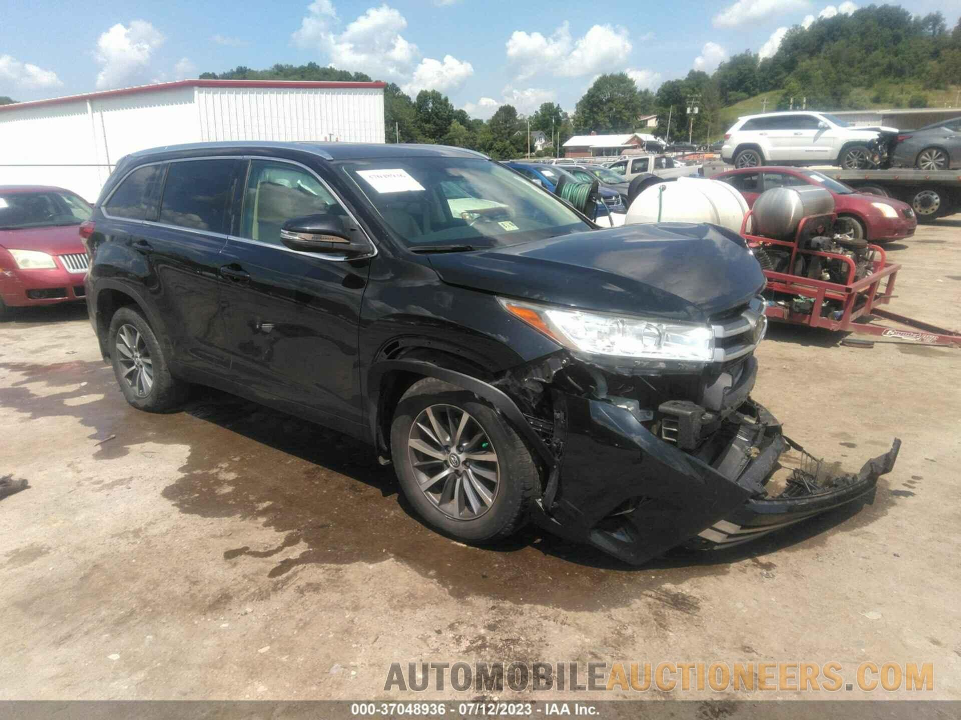 5TDJZRFH9HS461542 TOYOTA HIGHLANDER 2017