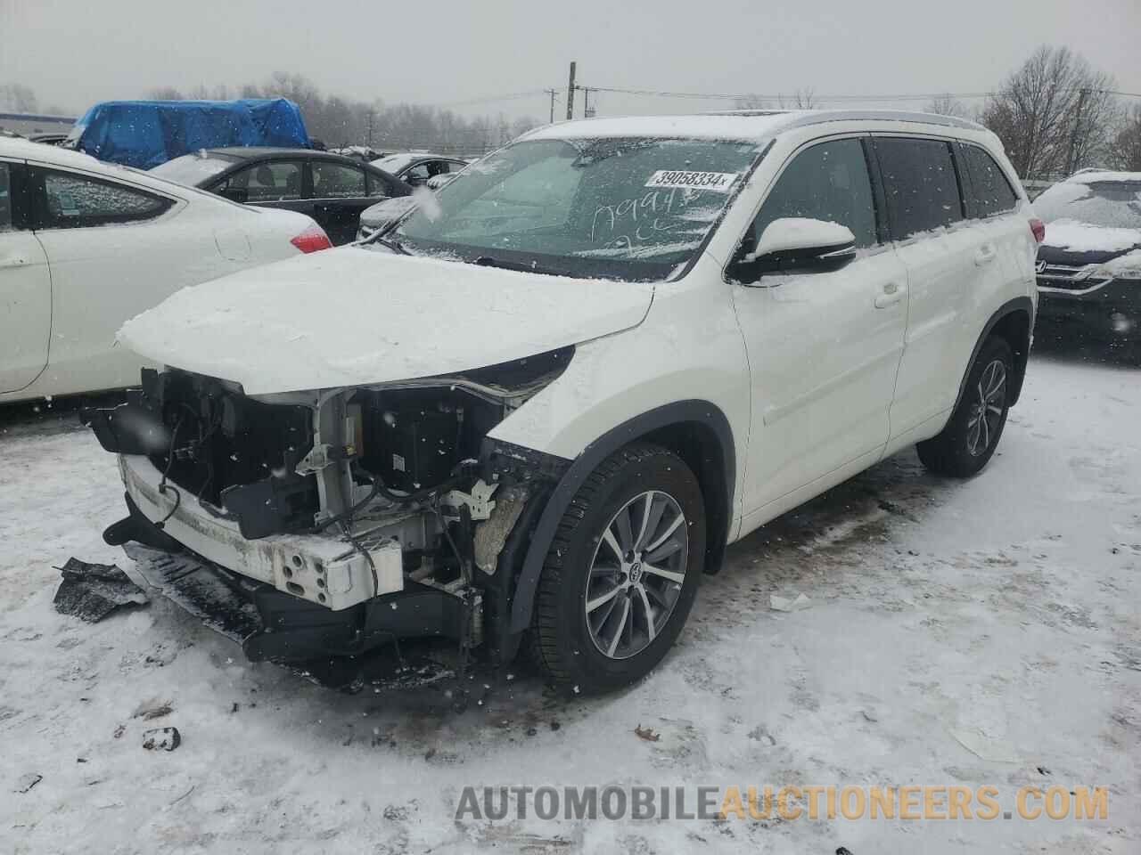 5TDJZRFH9HS472394 TOYOTA HIGHLANDER 2017