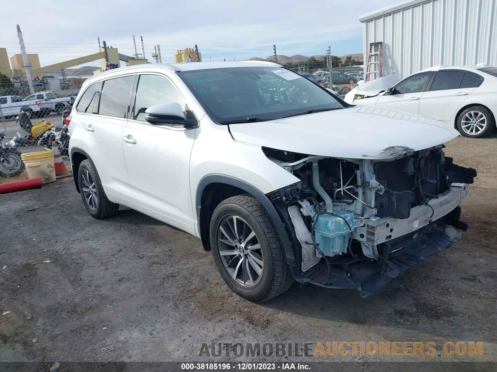 5TDJZRFH9HS483329 TOYOTA HIGHLANDER 2017