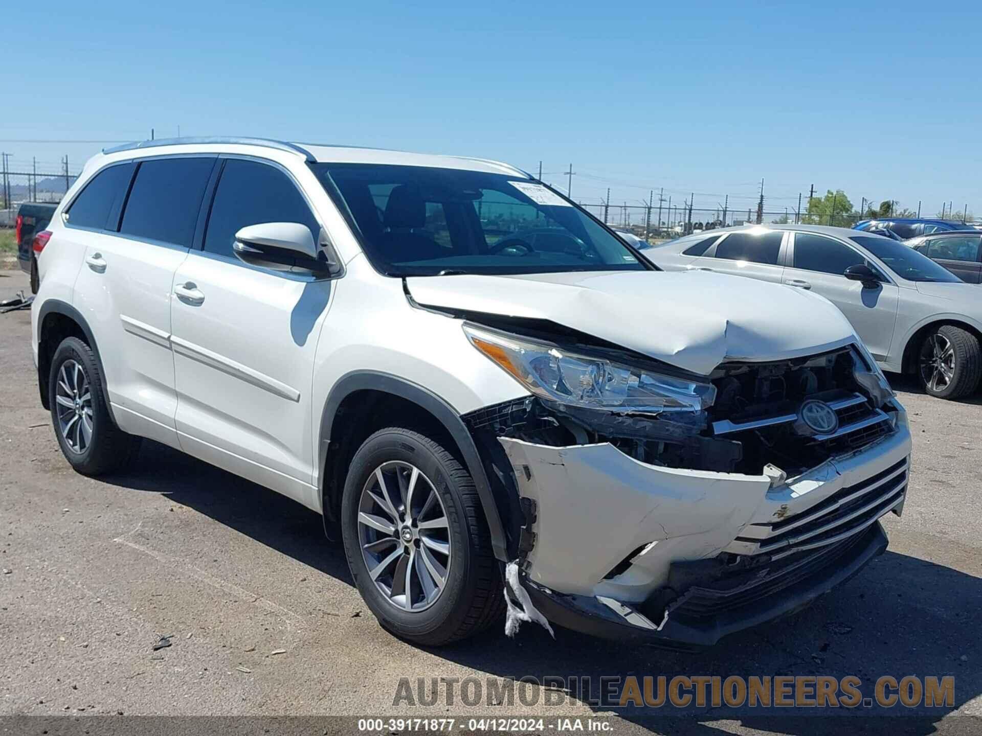 5TDJZRFH9HS515938 TOYOTA HIGHLANDER 2017