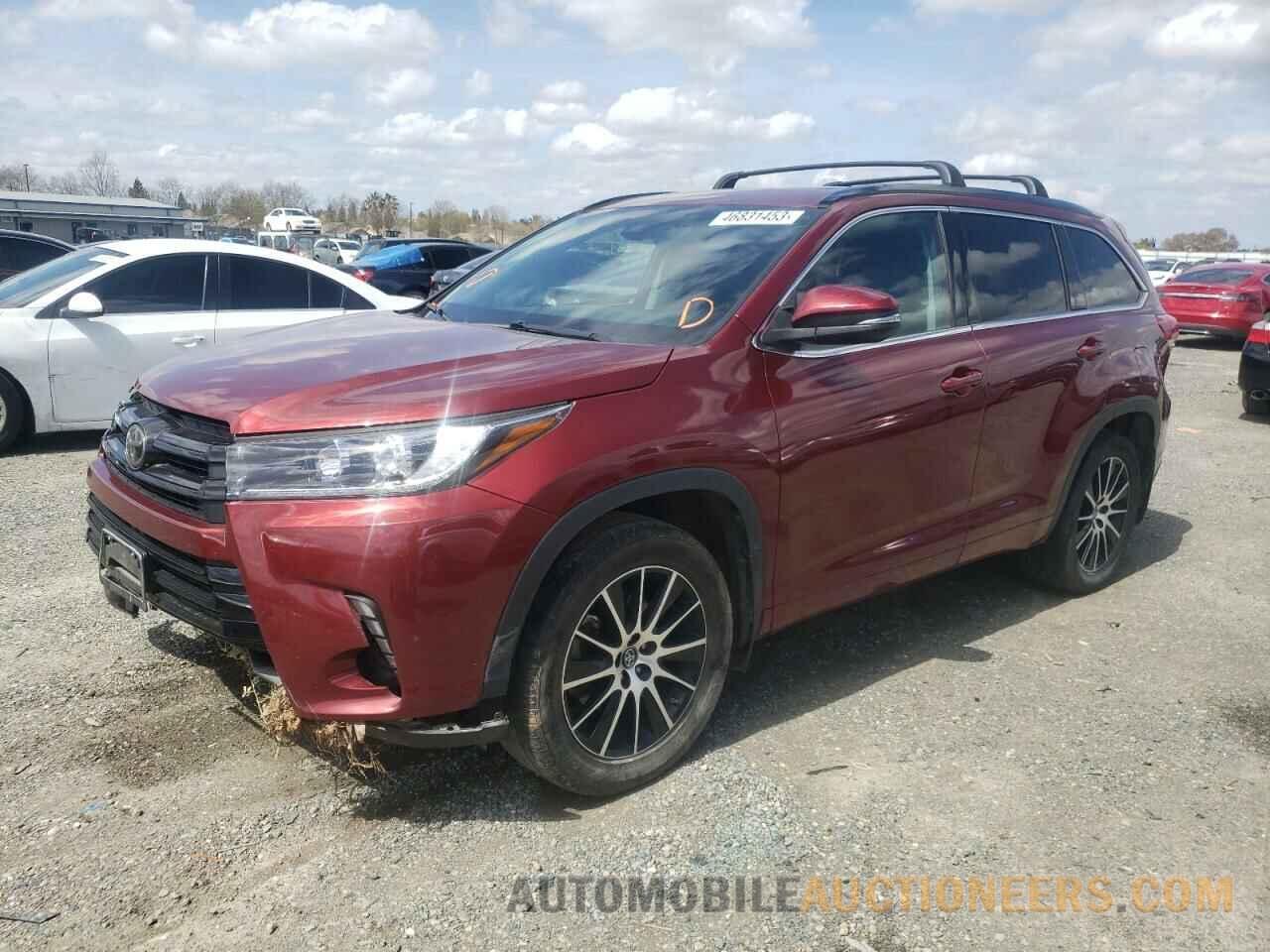 5TDJZRFH9JS541722 TOYOTA HIGHLANDER 2018