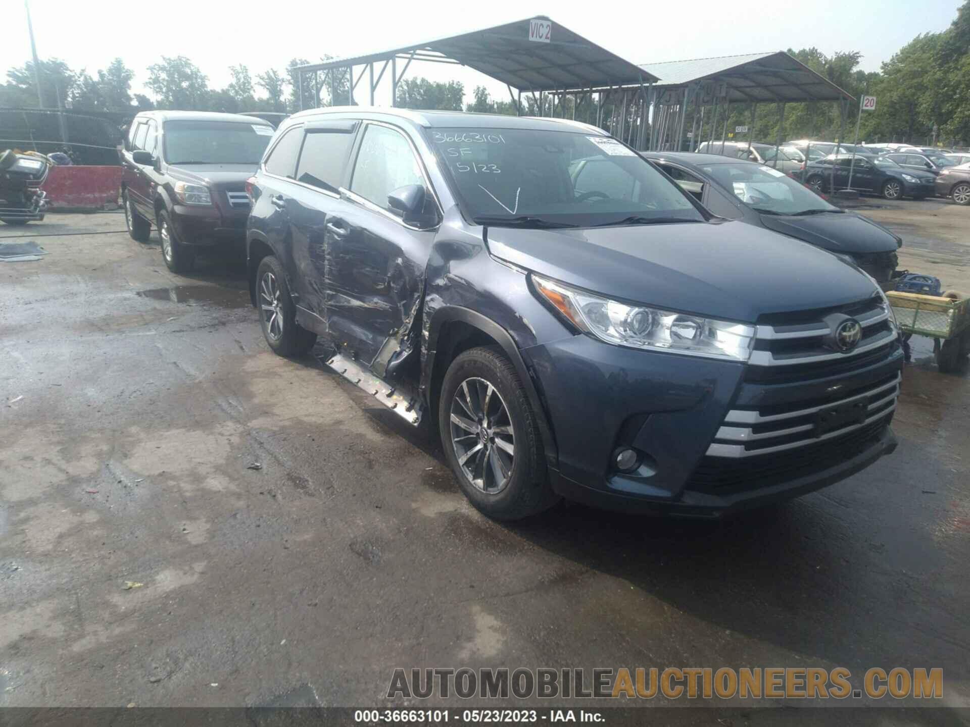 5TDJZRFH9JS800905 TOYOTA HIGHLANDER 2018