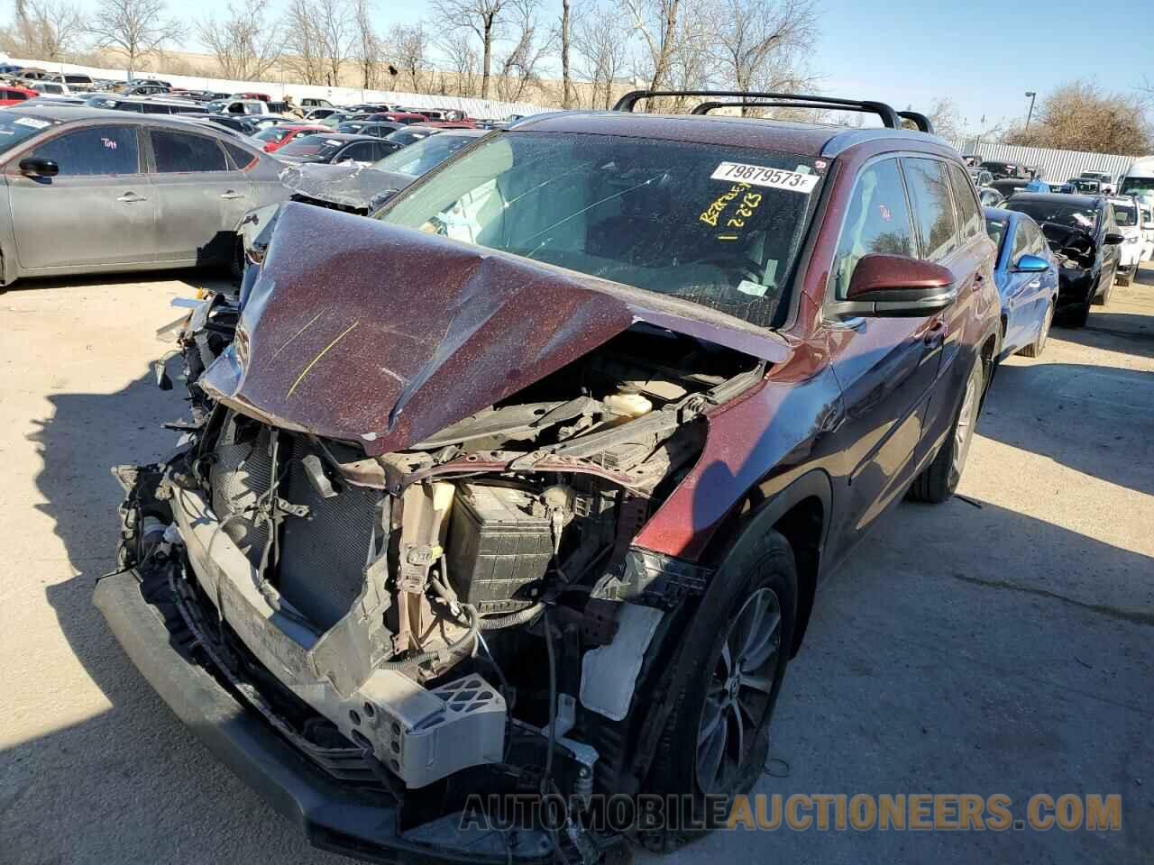 5TDJZRFH9JS831510 TOYOTA HIGHLANDER 2018