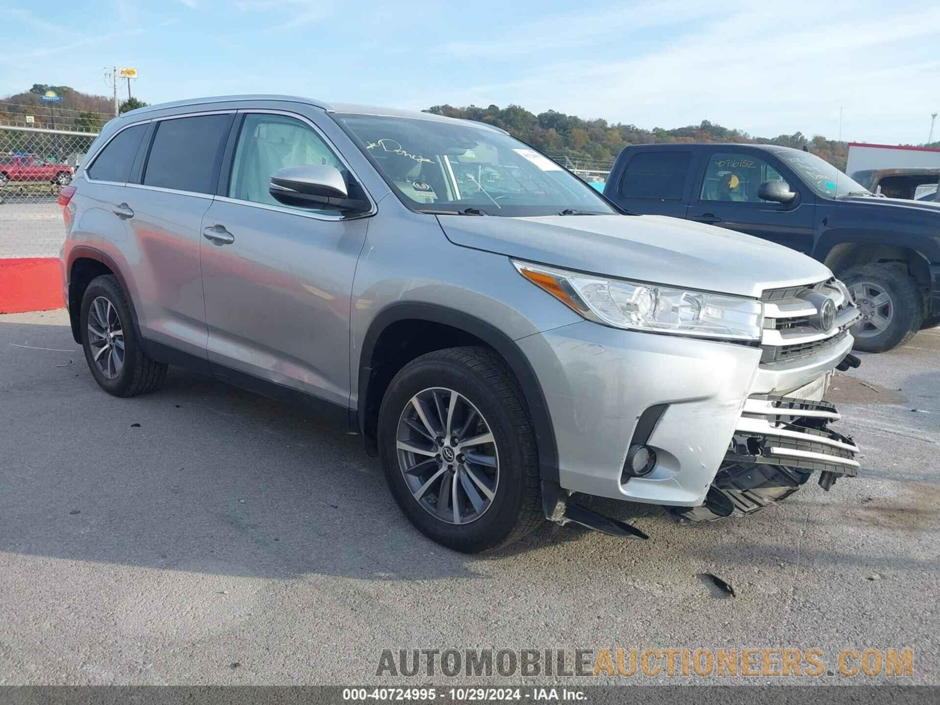 5TDJZRFH9KS569635 TOYOTA HIGHLANDER 2019