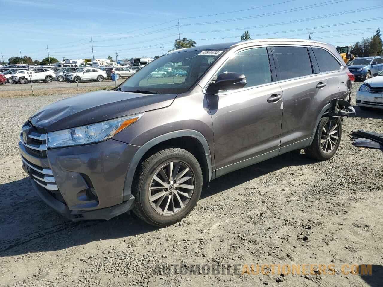 5TDJZRFH9KS573104 TOYOTA HIGHLANDER 2019