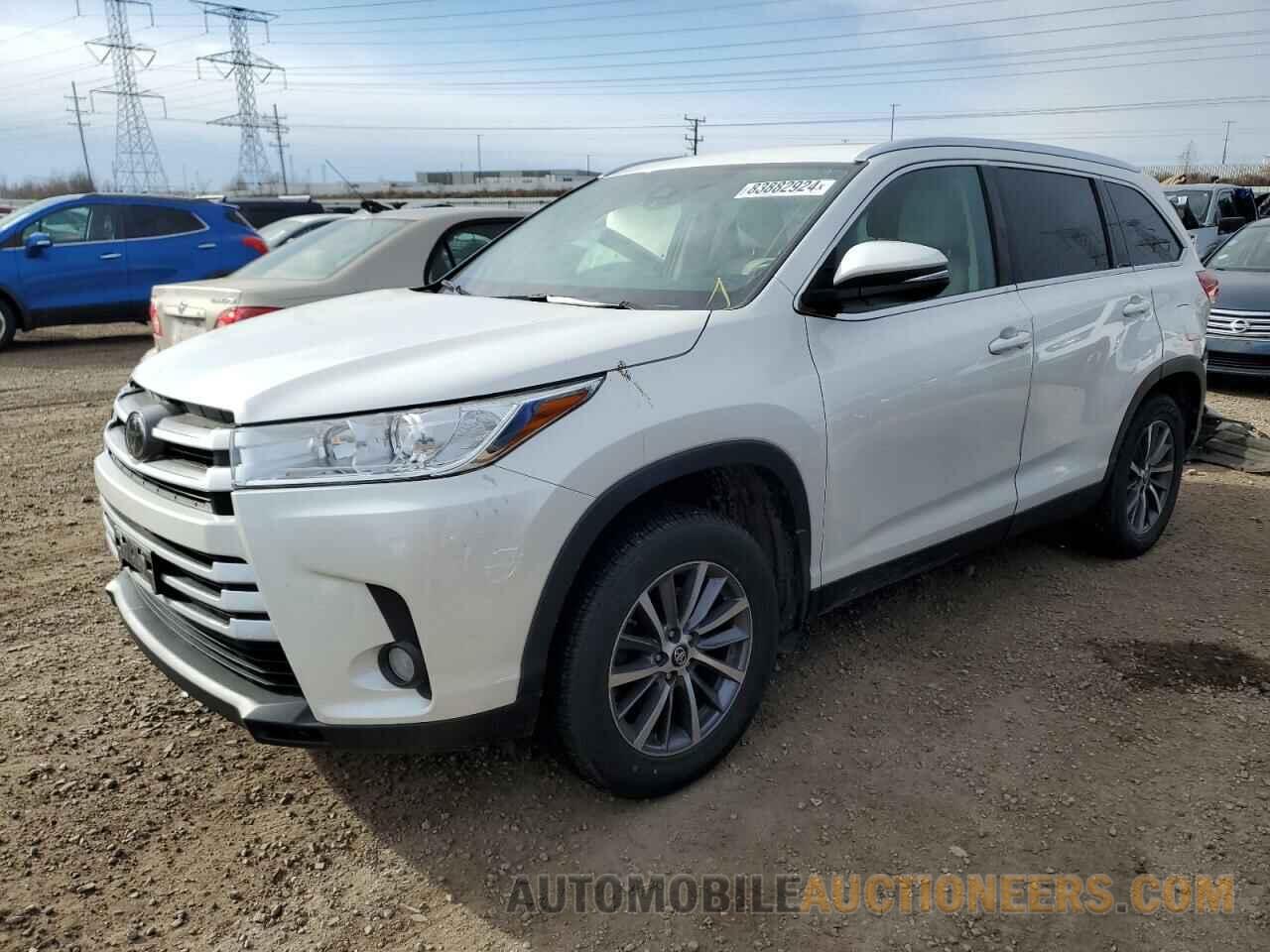 5TDJZRFH9KS590842 TOYOTA HIGHLANDER 2019