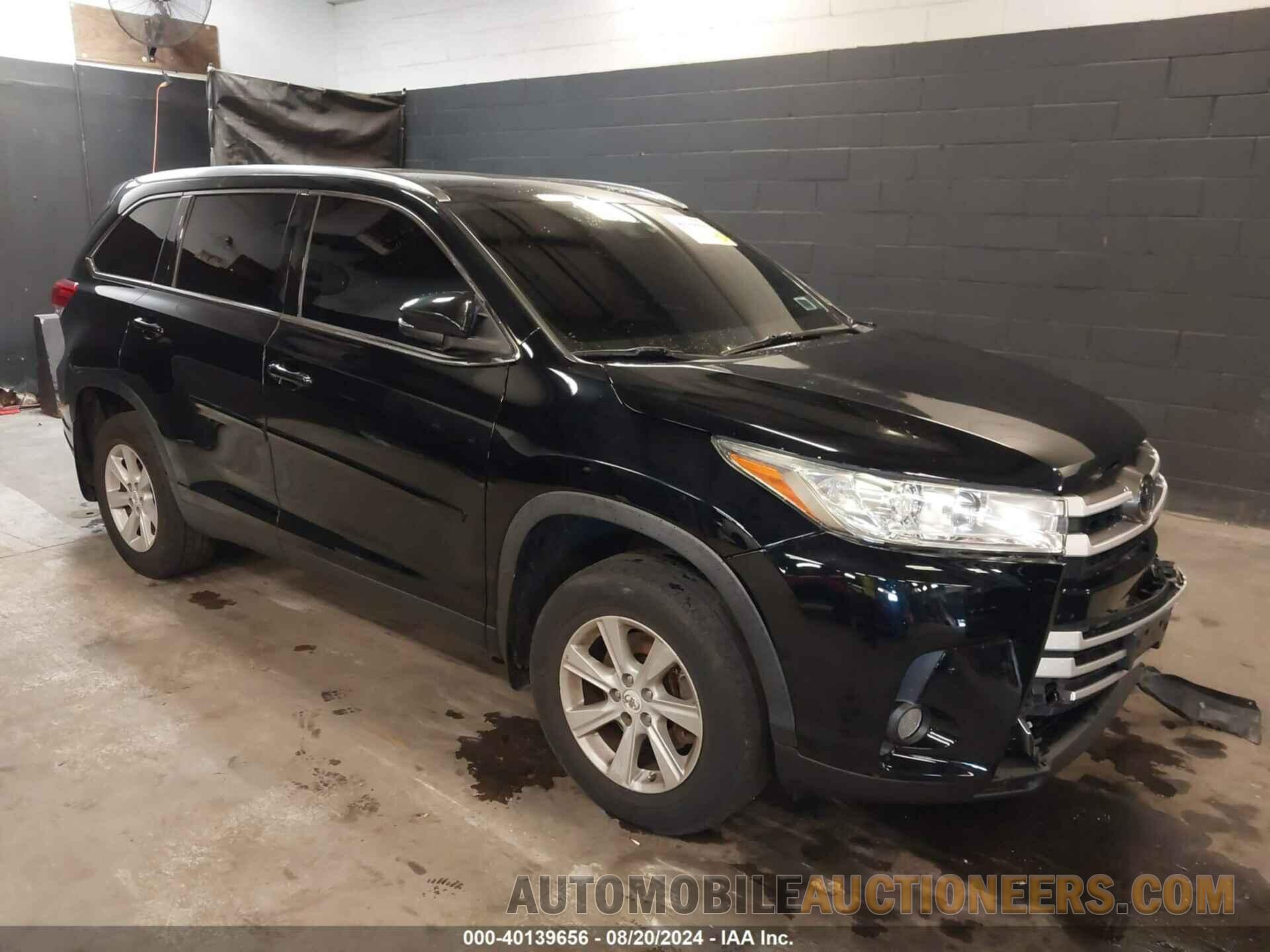 5TDJZRFH9KS598021 TOYOTA HIGHLANDER 2019