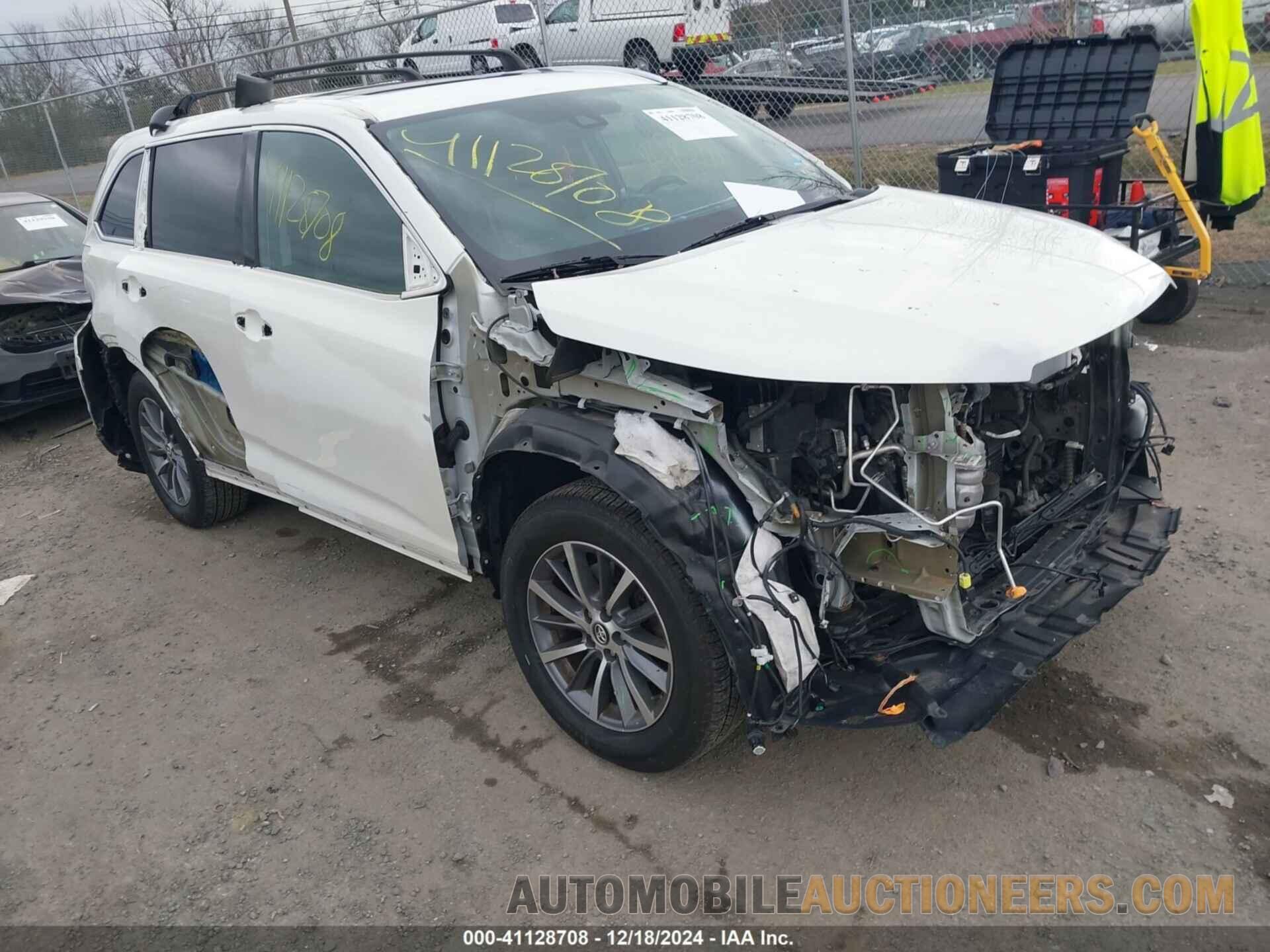 5TDJZRFH9KS598746 TOYOTA HIGHLANDER 2019