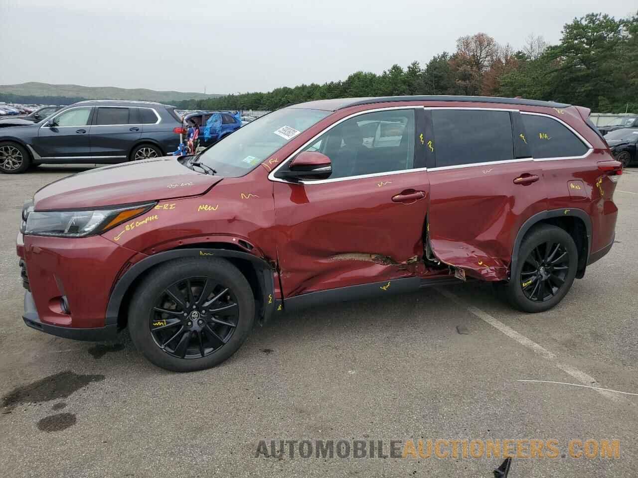 5TDJZRFH9KS622074 TOYOTA HIGHLANDER 2019