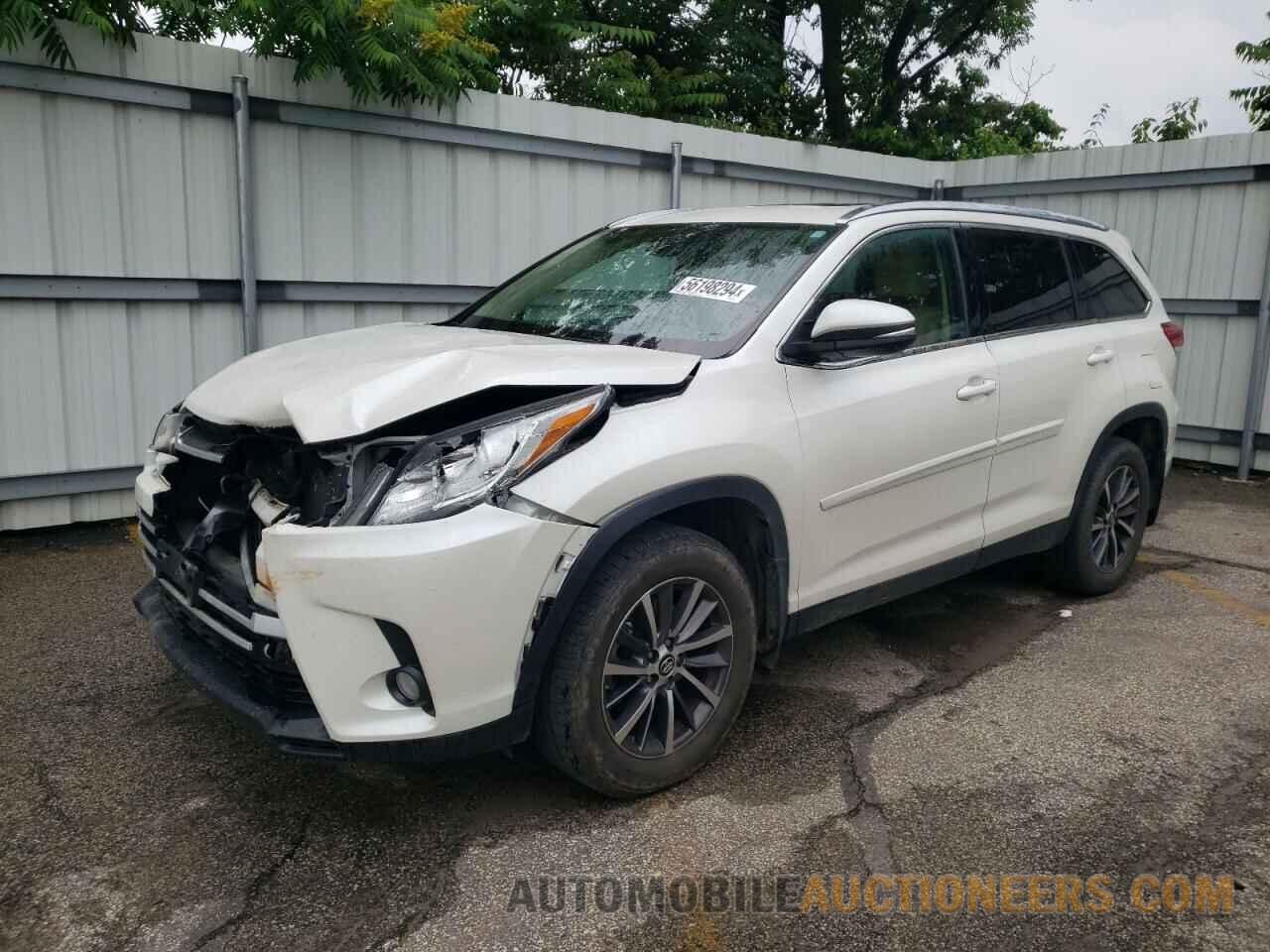 5TDJZRFH9KS623774 TOYOTA HIGHLANDER 2019