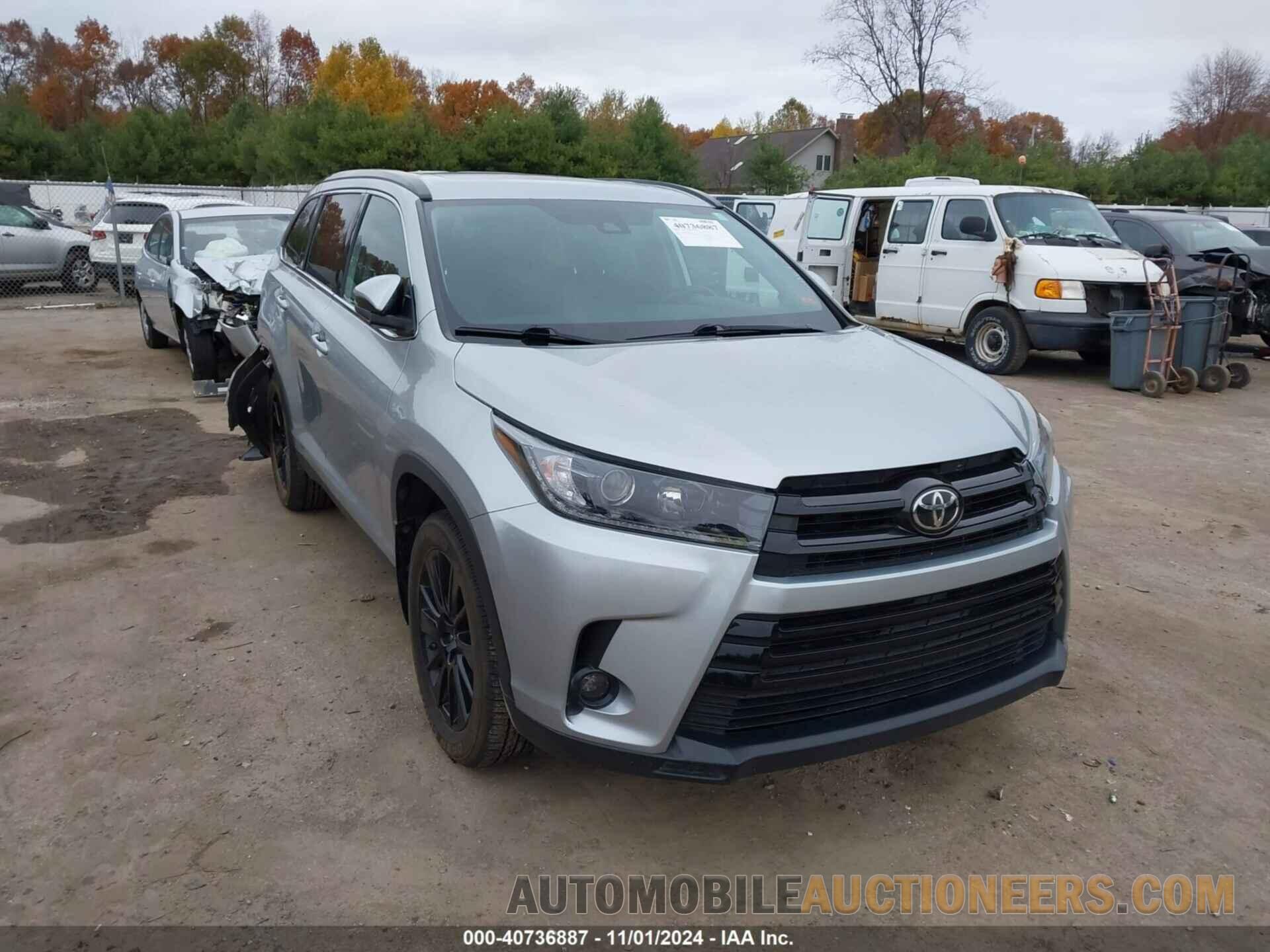 5TDJZRFH9KS629400 TOYOTA HIGHLANDER 2019