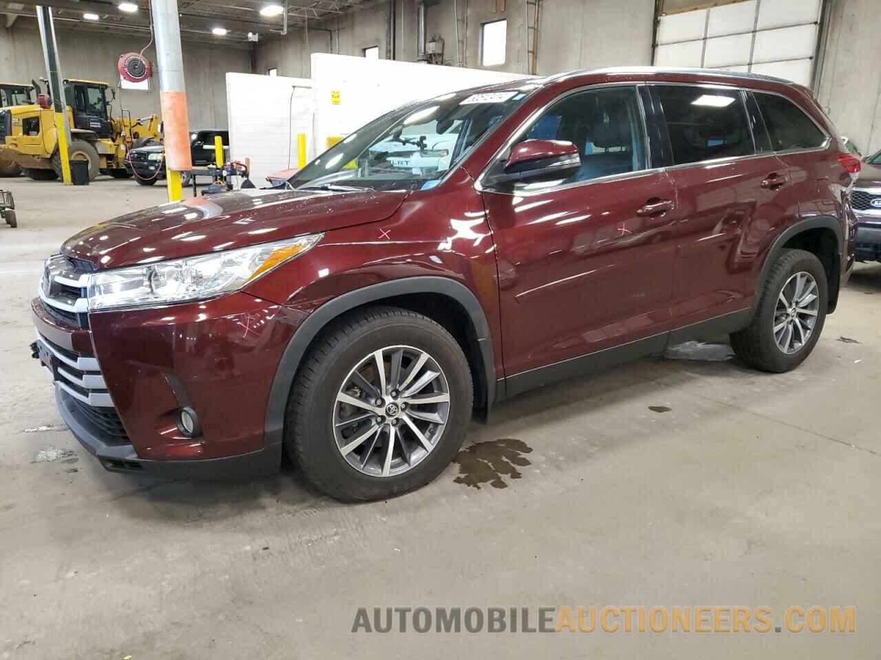 5TDJZRFH9KS738293 TOYOTA HIGHLANDER 2019