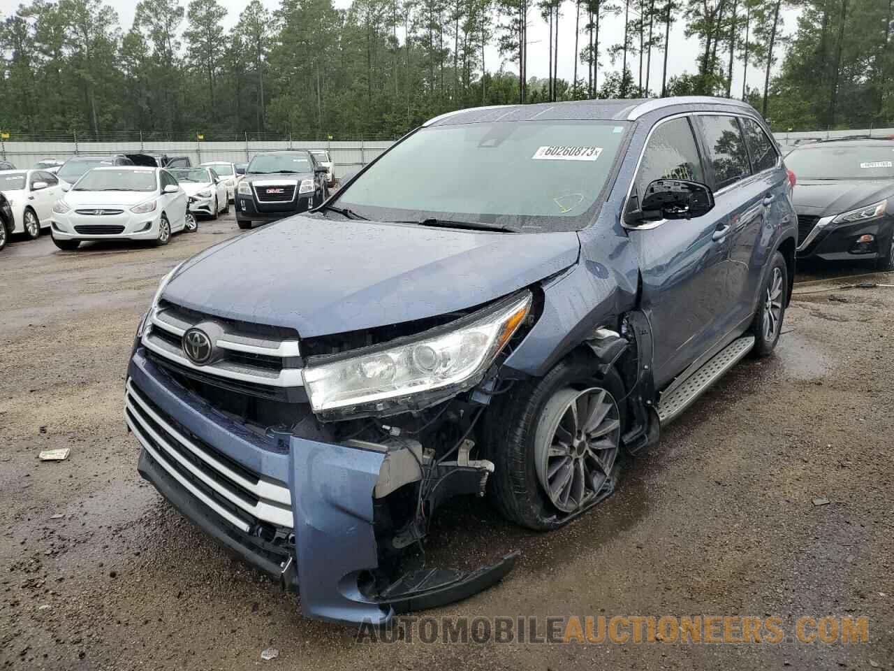 5TDJZRFH9KS955343 TOYOTA HIGHLANDER 2019