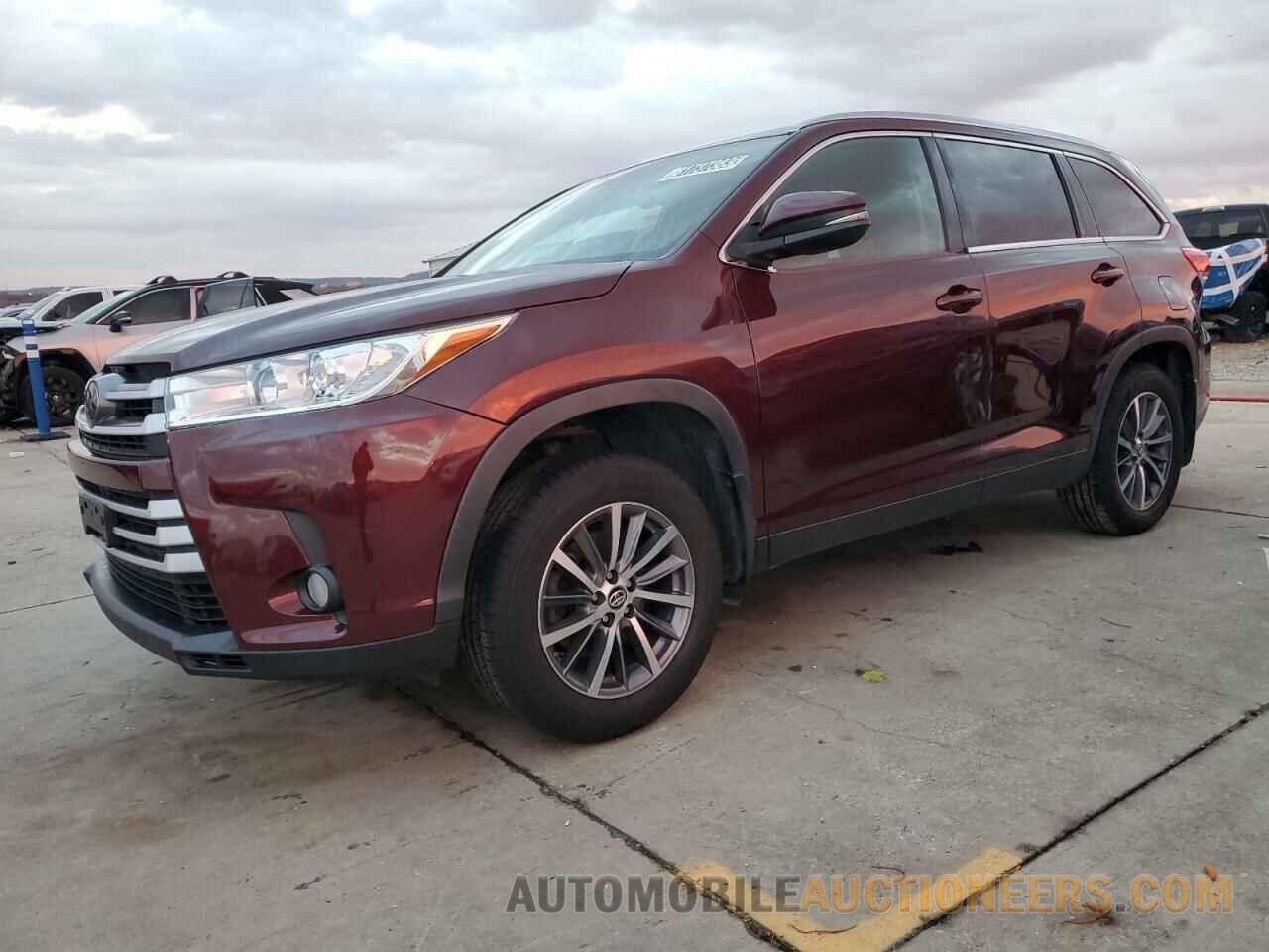 5TDJZRFH9KS972465 TOYOTA HIGHLANDER 2019