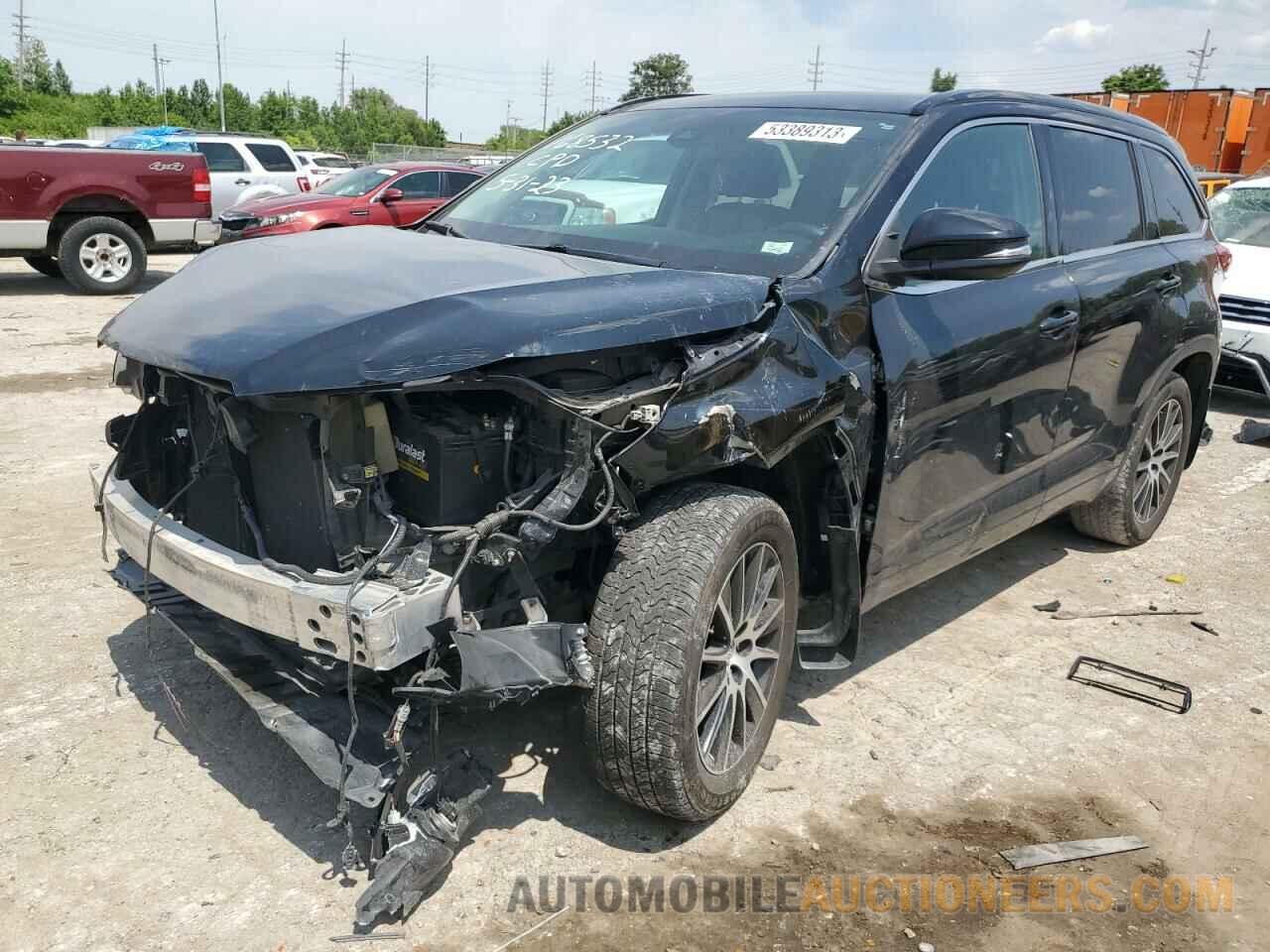 5TDJZRFHXHS357111 TOYOTA HIGHLANDER 2017